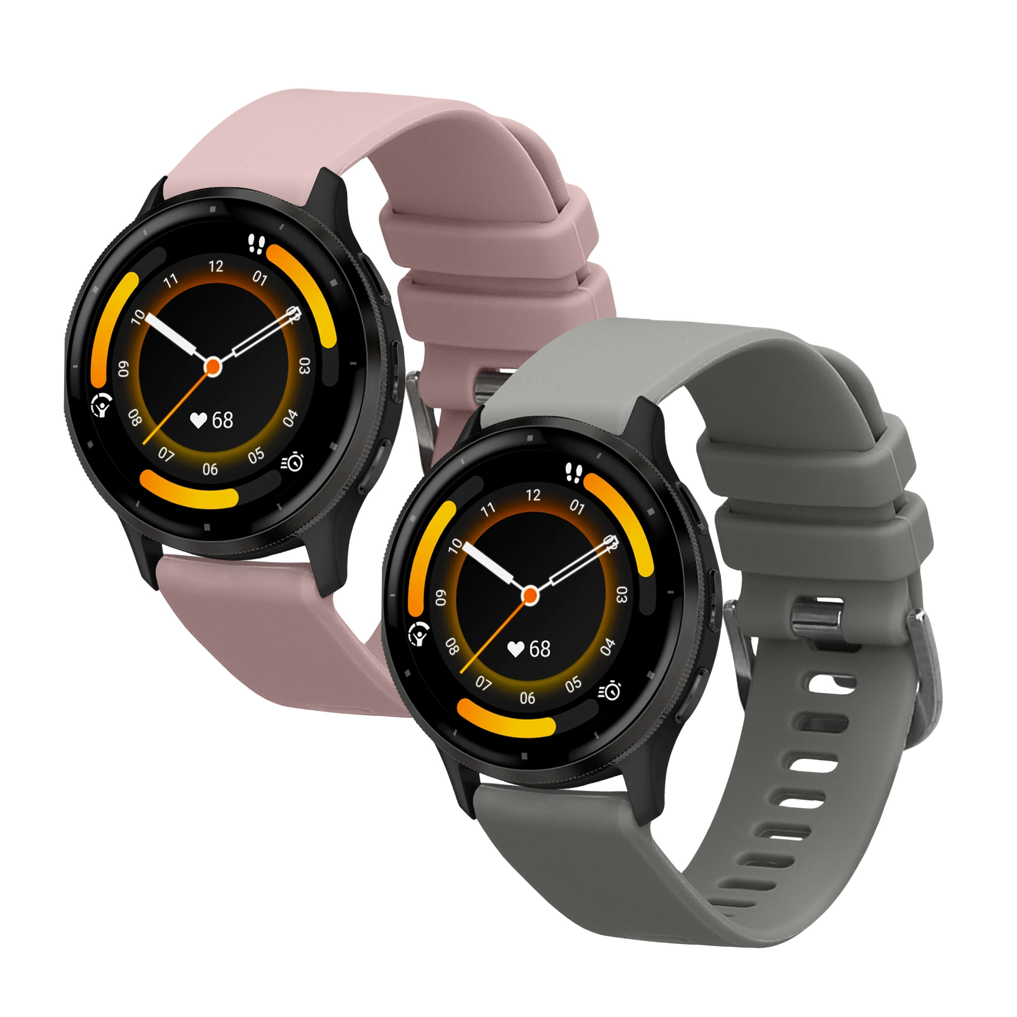 2 ks Řemínek kwmobile pro Garmin Venu 3 - šedá / levandulová