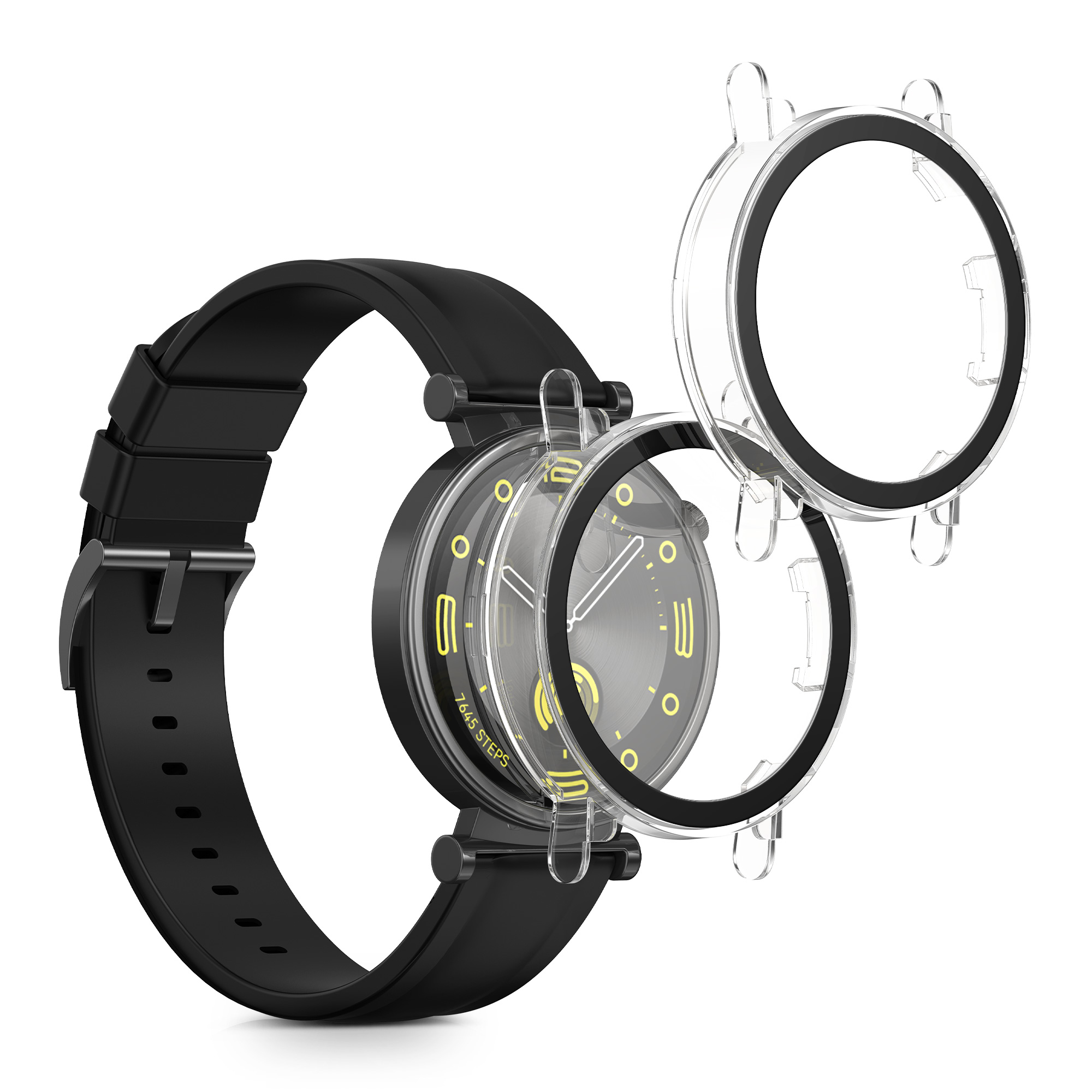 Ochranný kryt hodinky Huawei Watch GT4 41mm tvrzené sklo sada 2 ks průhledná kwmobile