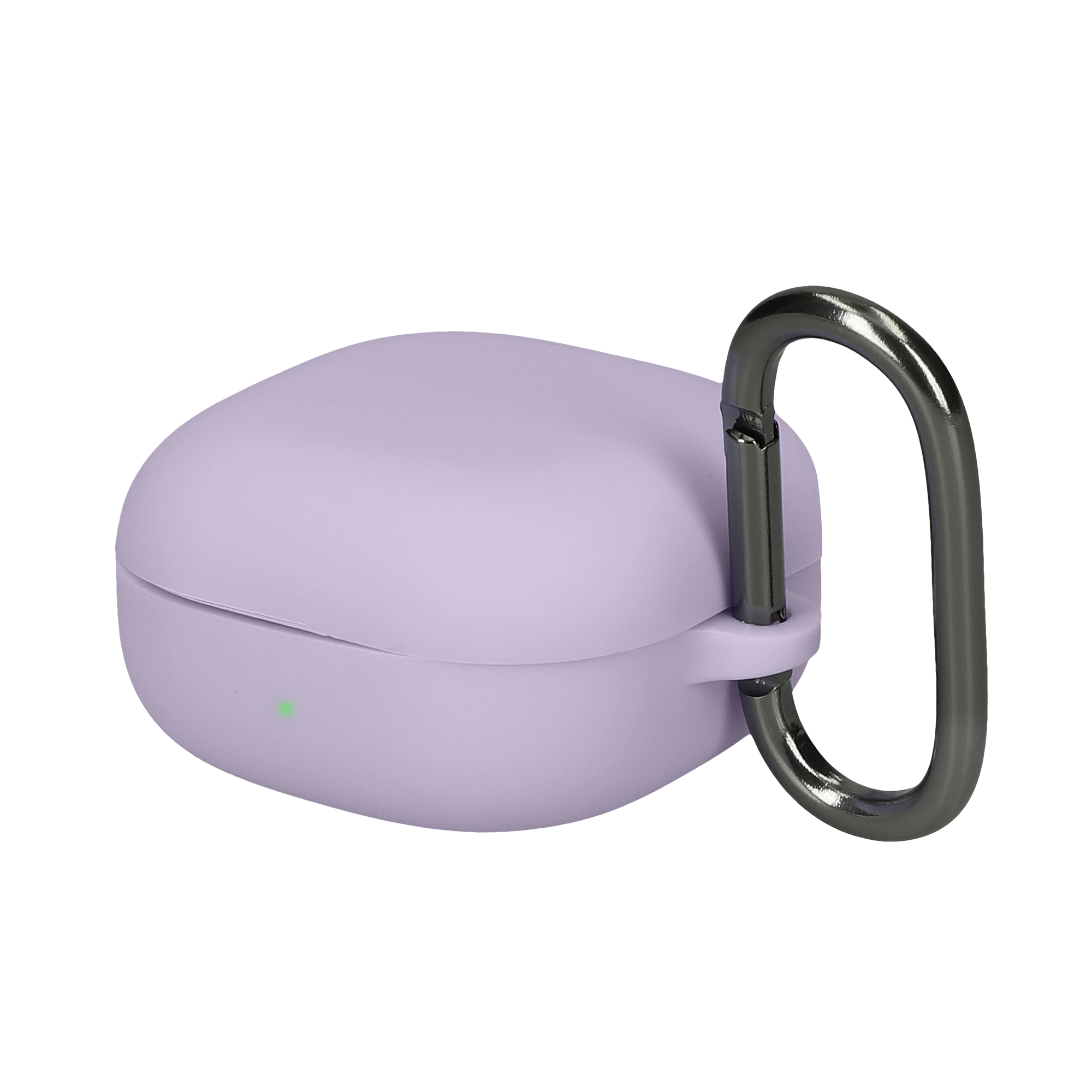 Obal pro Samsung Galaxy Buds FE kwmobile s karabinou silikonové - levandulová