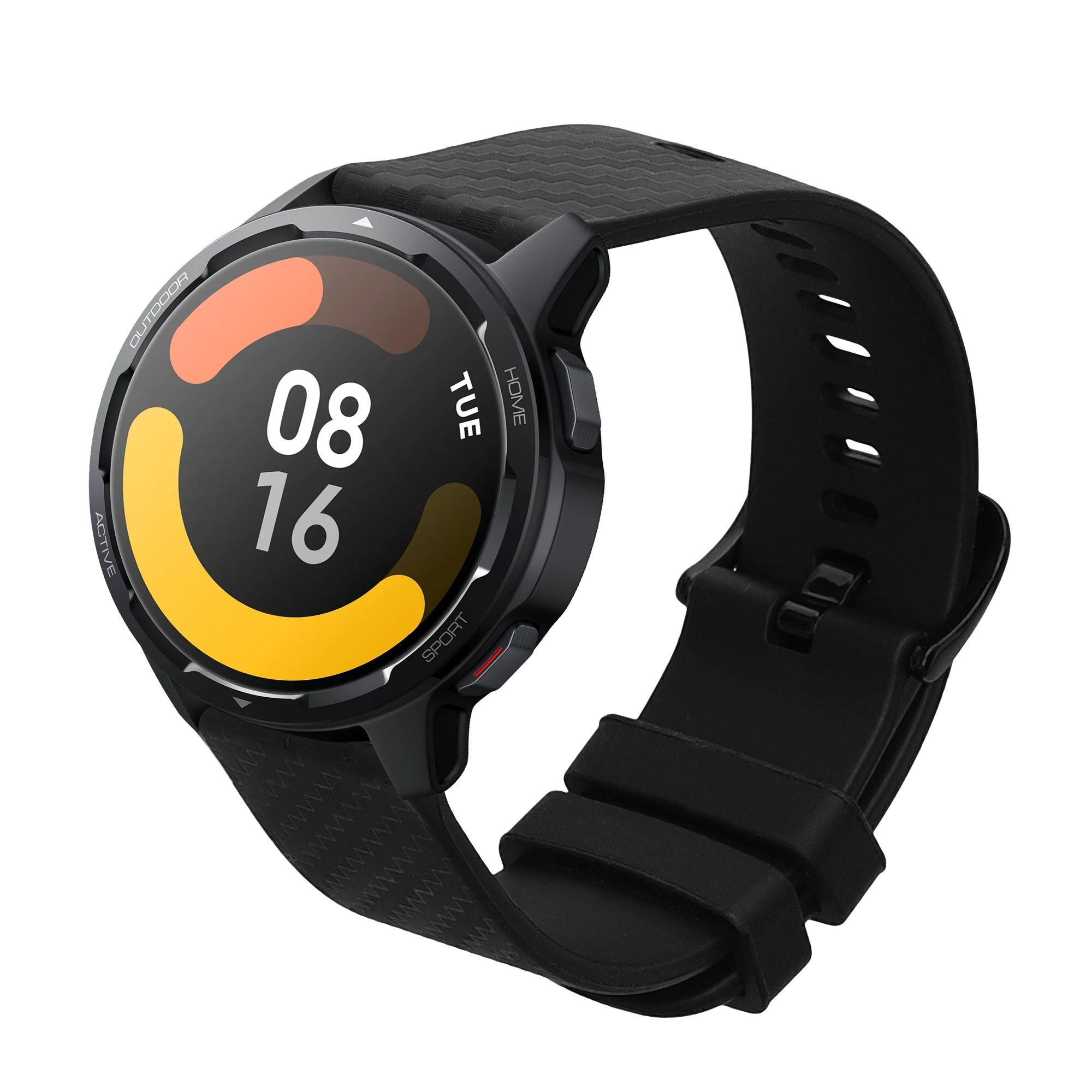 Řemínek na hodinky kwmobile silikonový pro Xiaomi Watch S4/S4 Sport/S3/S2/Watch S1 Active/Redmi Watch 5 Active, černá