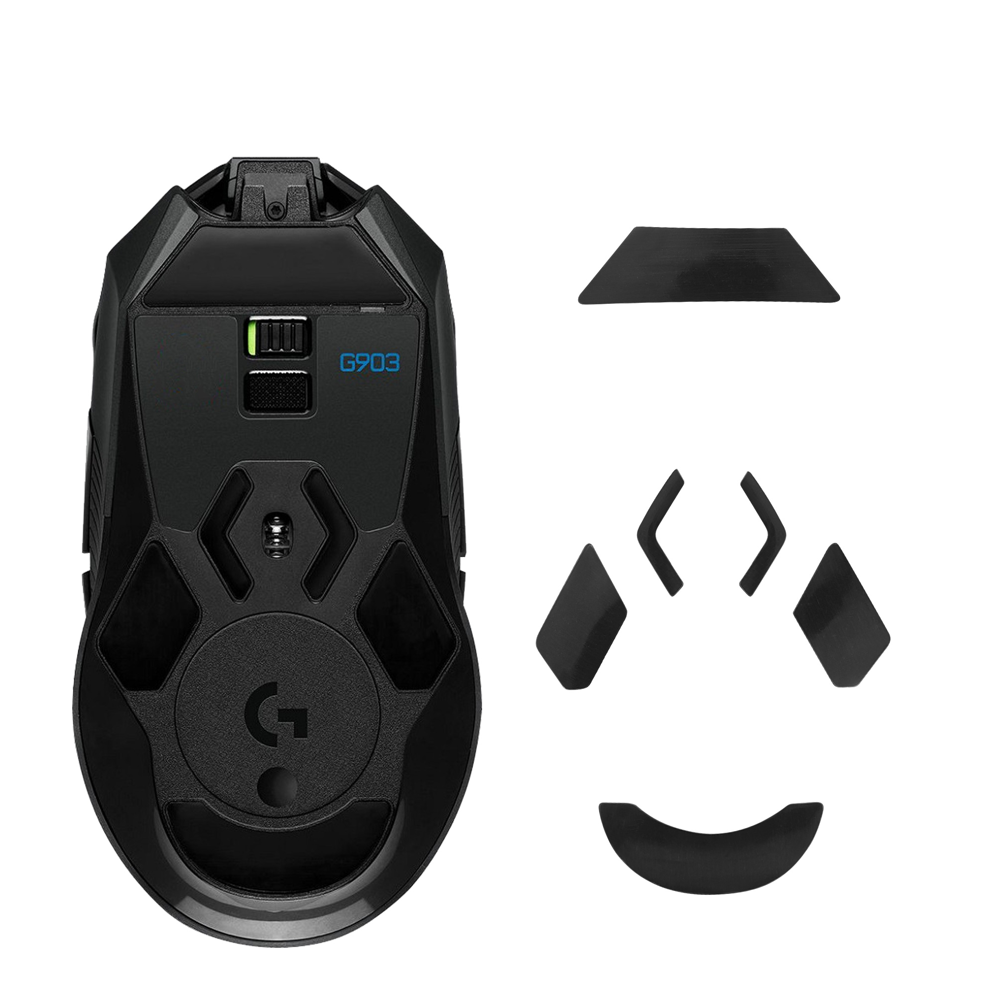 Náhradní kluzáky pro myš Logitech G903 kwmobile černé