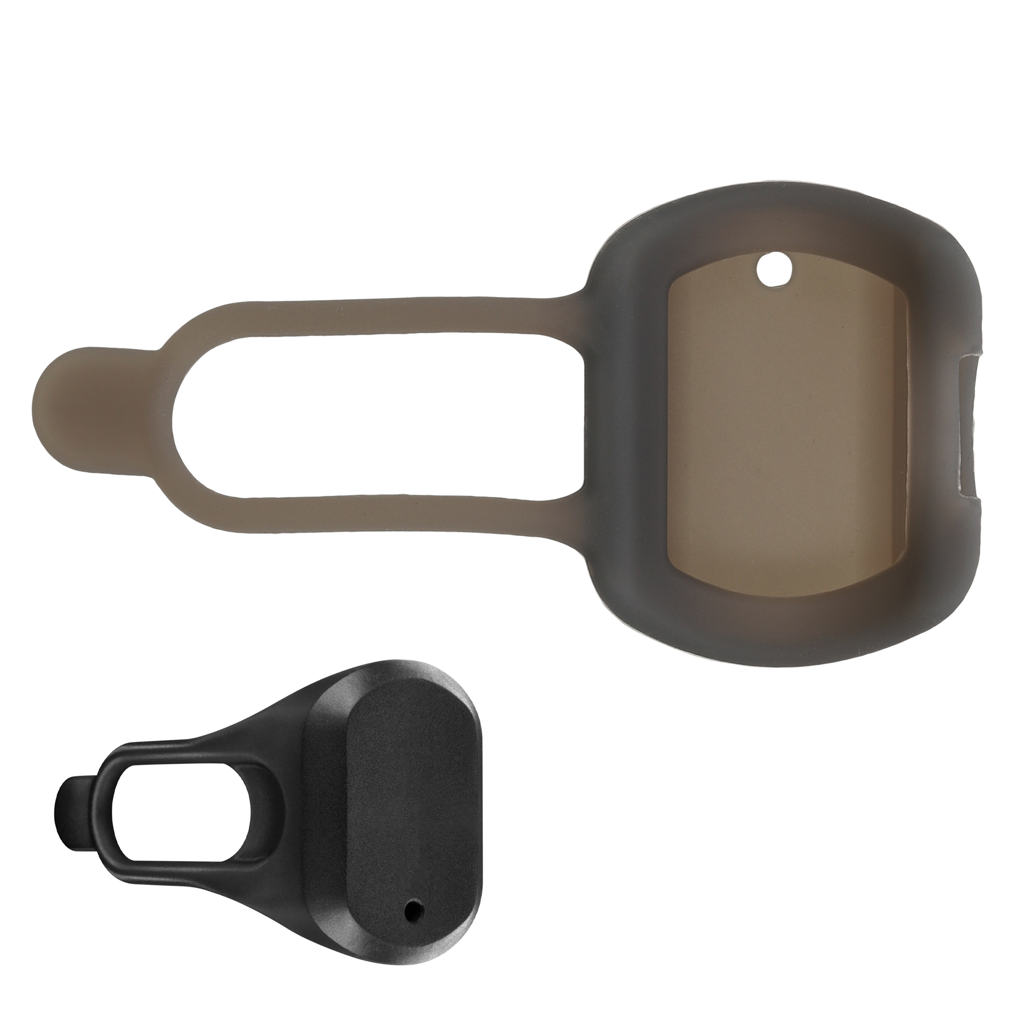 Silikonový obal na snímač rychlosti pro Garmin Speed Sensor 2, vodoodpudivý kwmobile ‑ šedá
