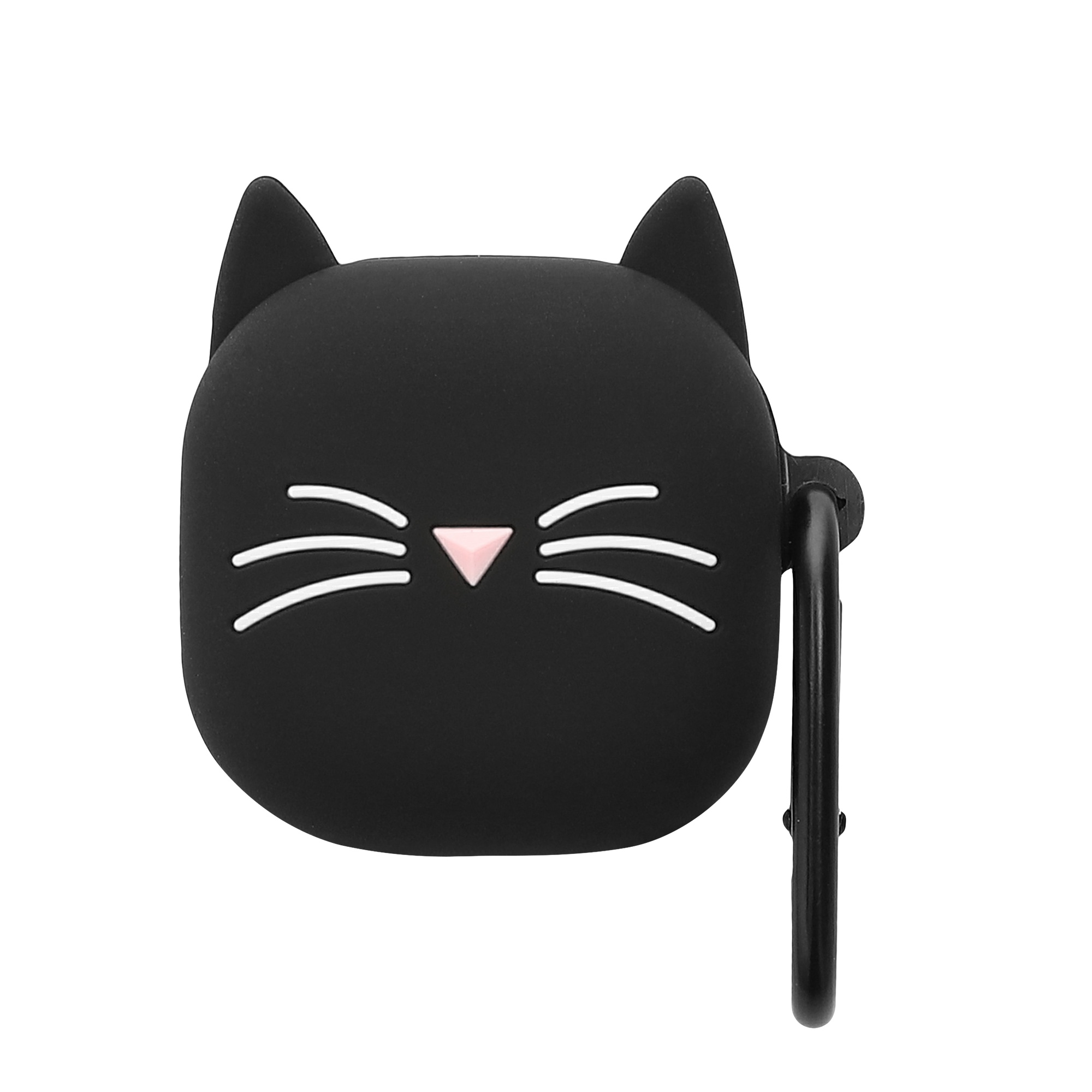 Silikonové pouzdro na sluchátka Samsung Galaxy Buds FE kwmobile černo-bílý