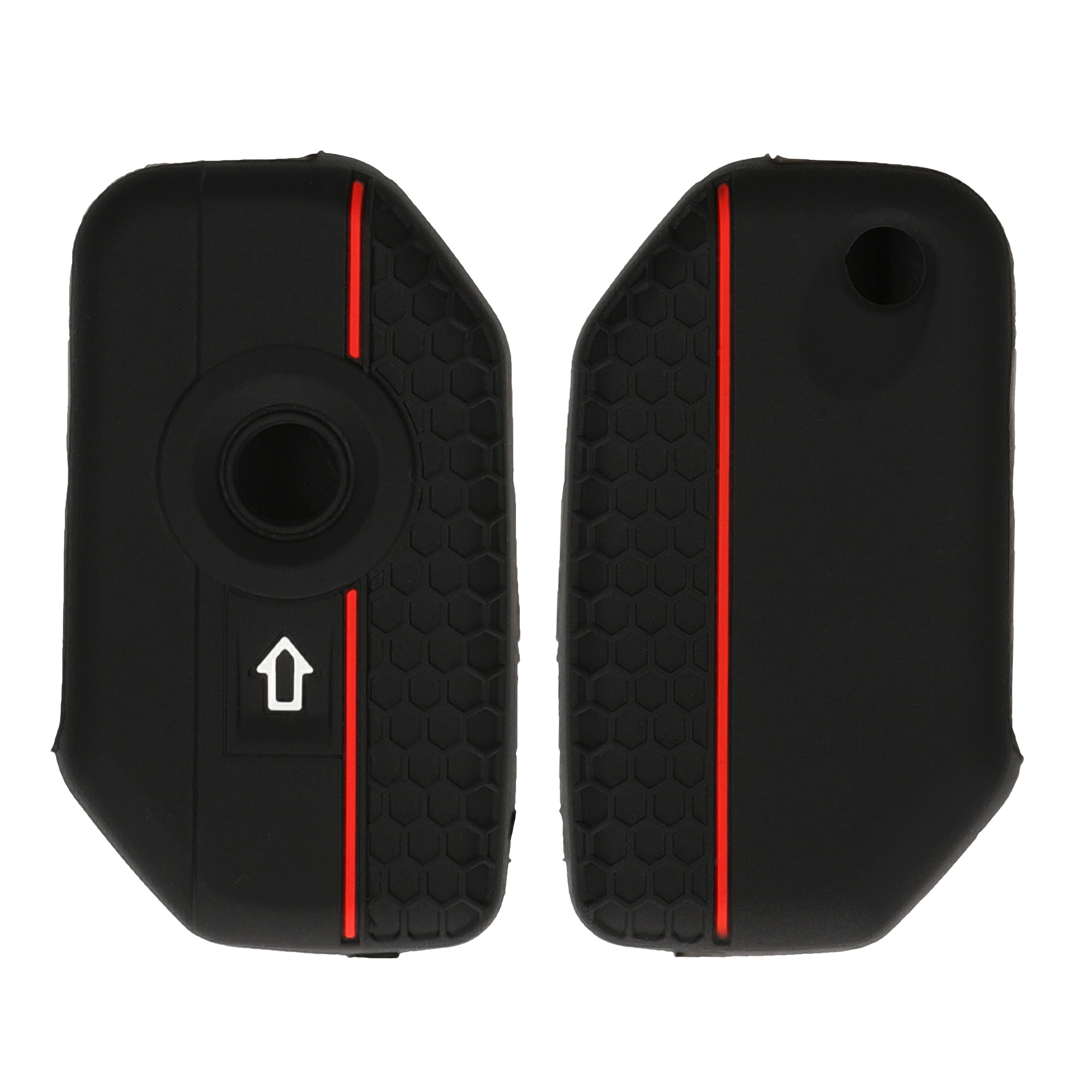 Silikonové pouzdro na motocyklový klíč BMW motocyklový klíč Motorcycle Key černo-červené