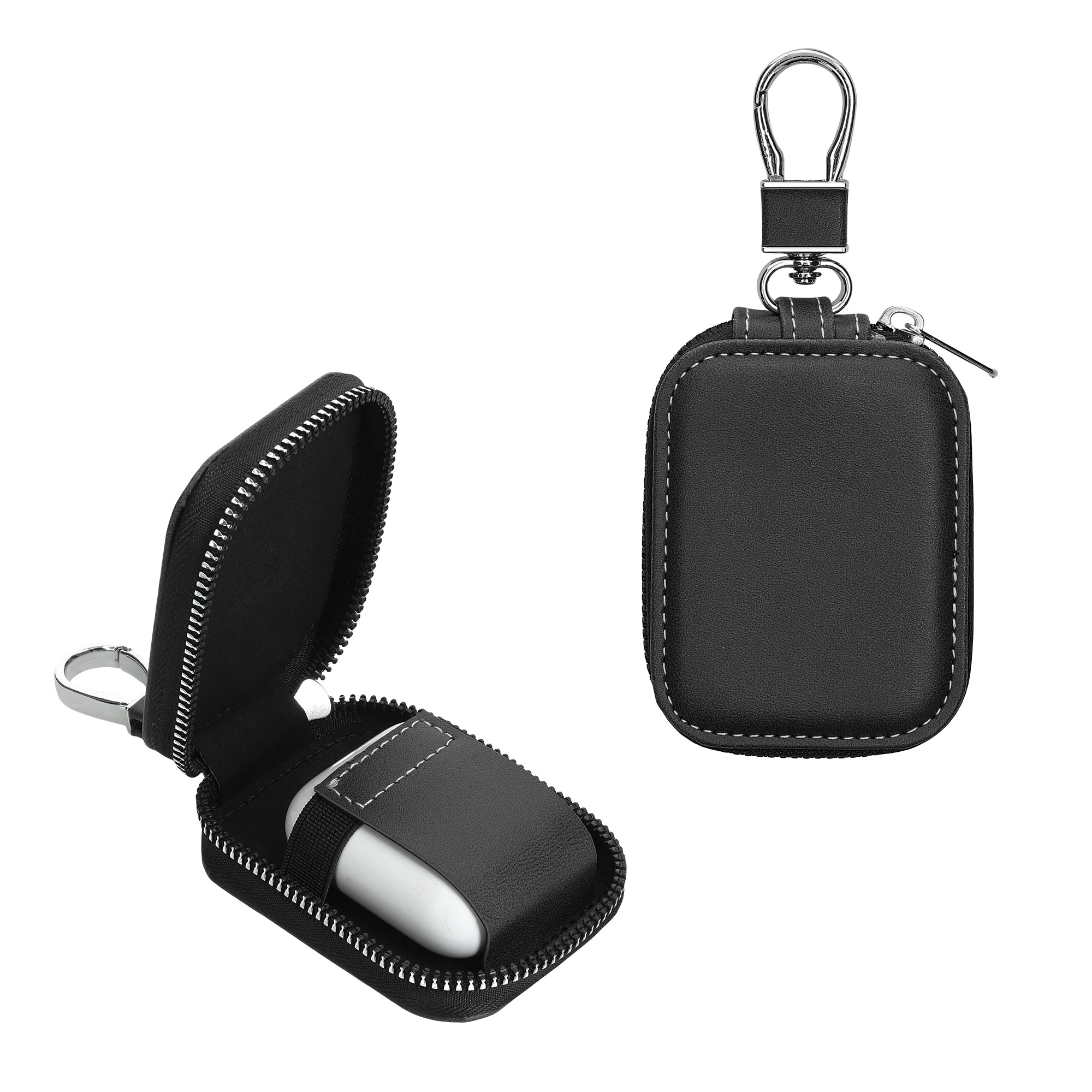 Pouzdro na sluchátka kwmobile pro in-ear Headphones - černá