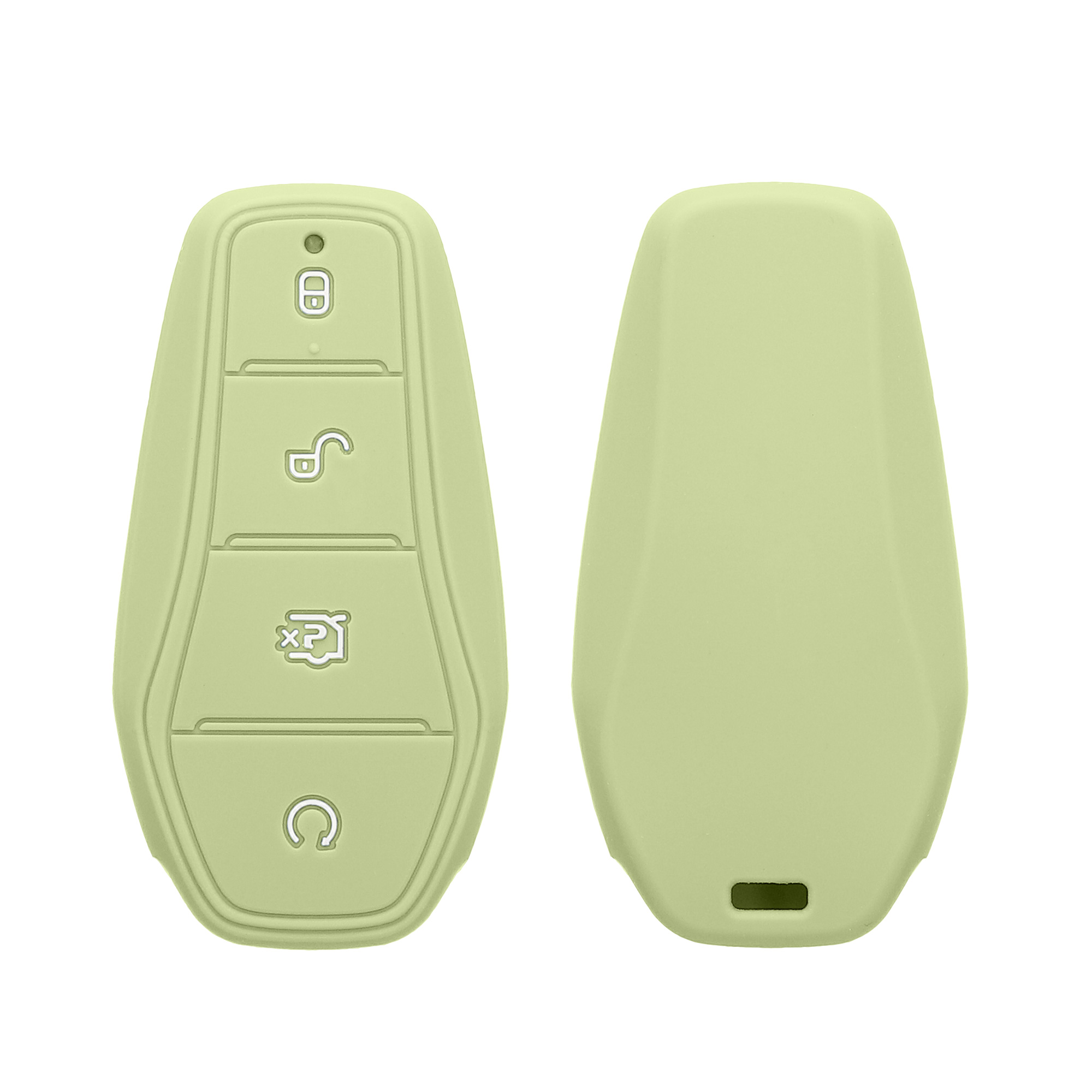 Obal na klíč od auta pro BYD Atto 3 / Sealion / Han / Tang / Dolphin / Seal kwmobile - pistáciová zelená