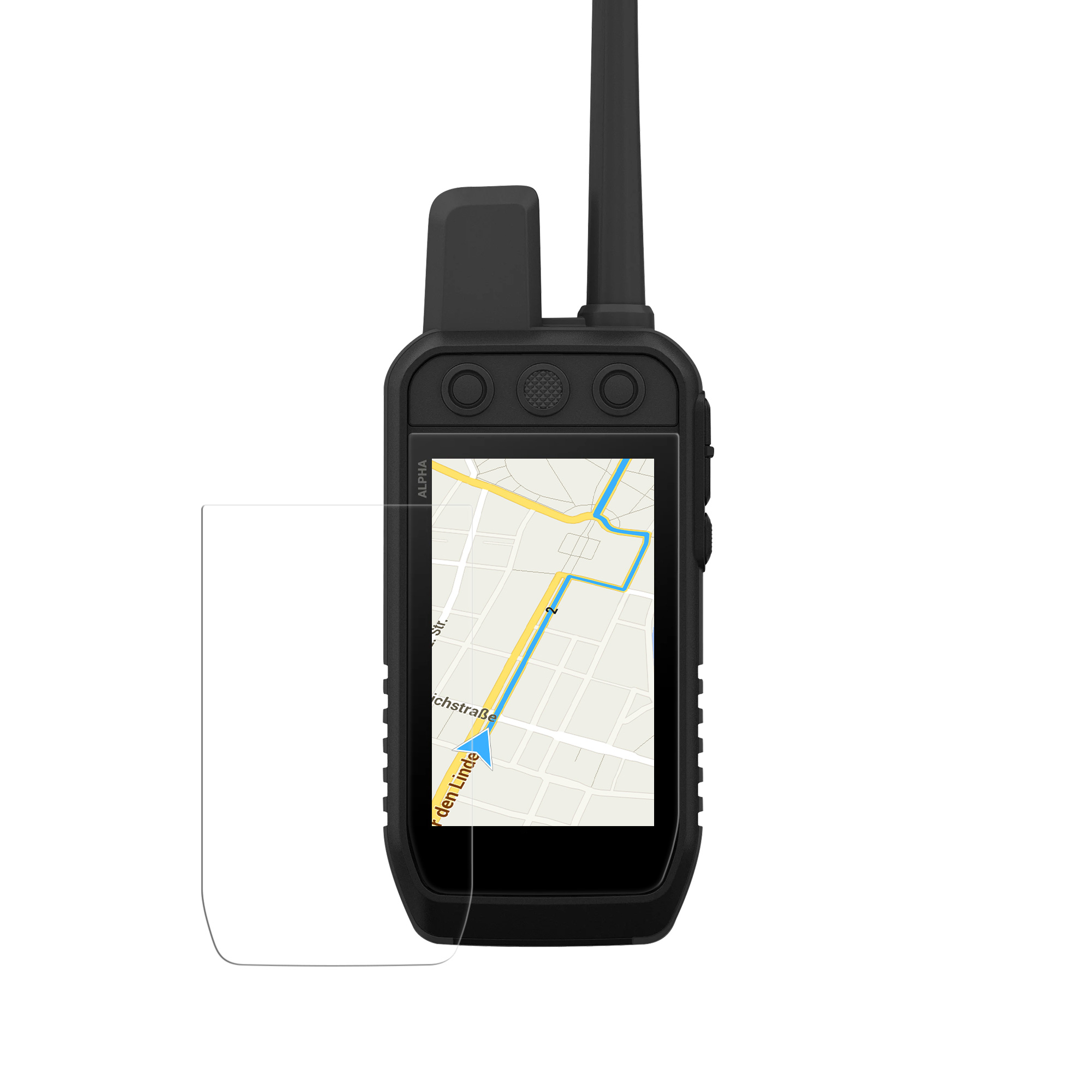 Sada 2 Ochranná fólie pro Garmin Alpha 200 & 200i / Alpha 300 & 300i kwmobile