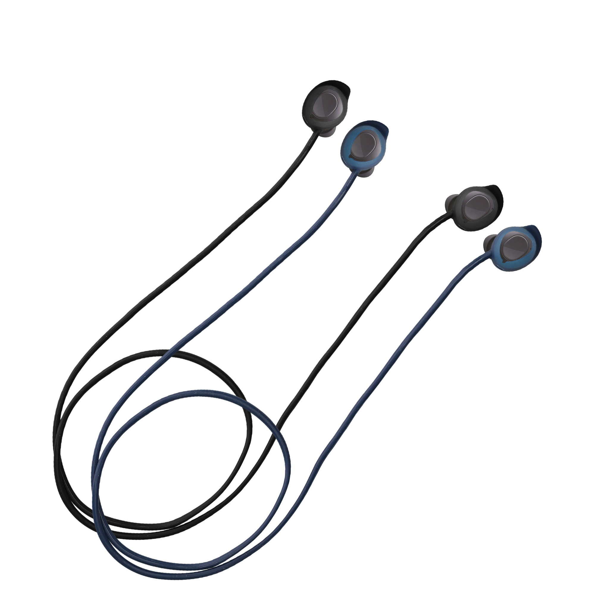 Šňůrka na sluchátka Samsung Galaxy Buds FE kwmobile tmavě modro-černý