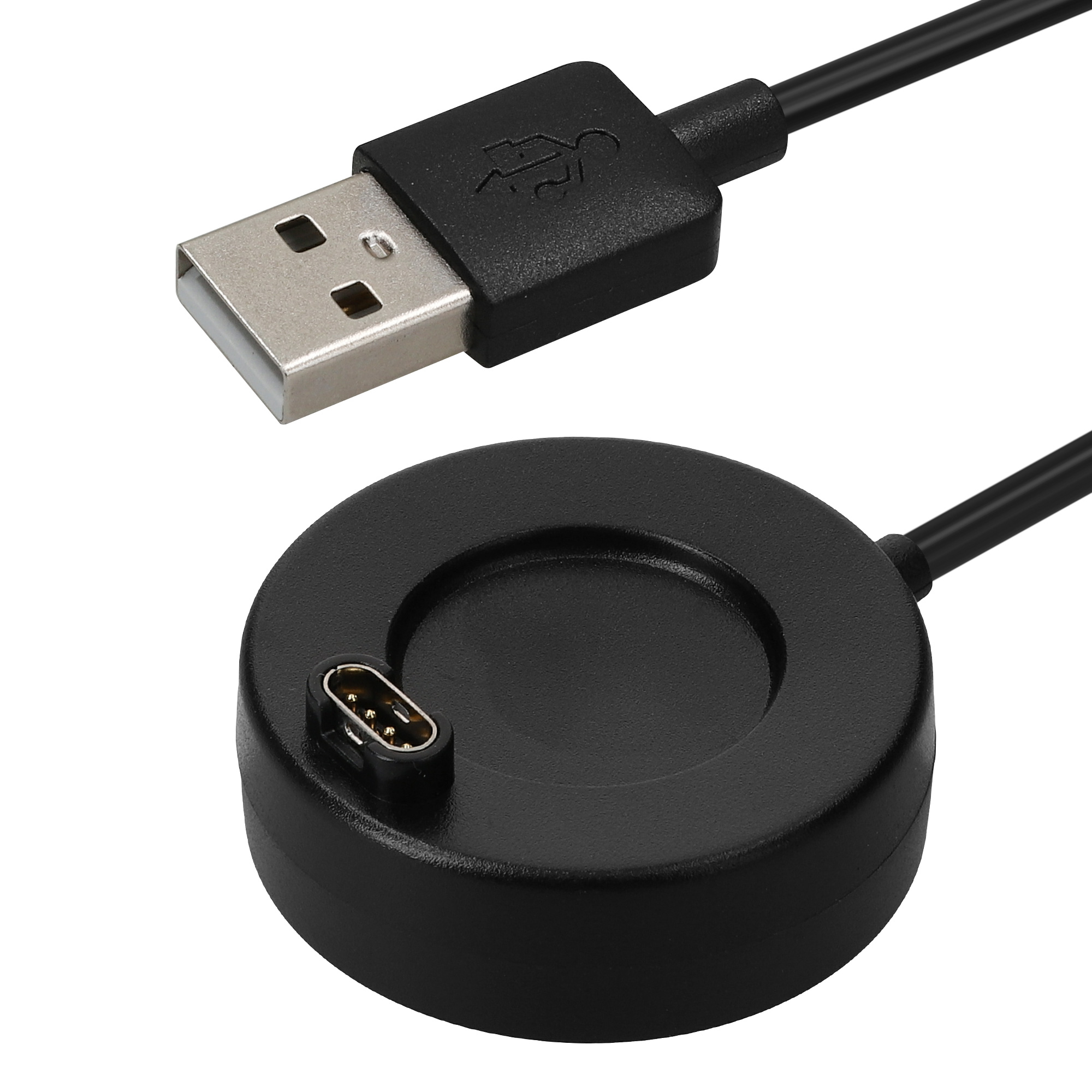 Nabíjecí kabel Garmin Forerunner 55 / 965 / kwmobile USB-A černý