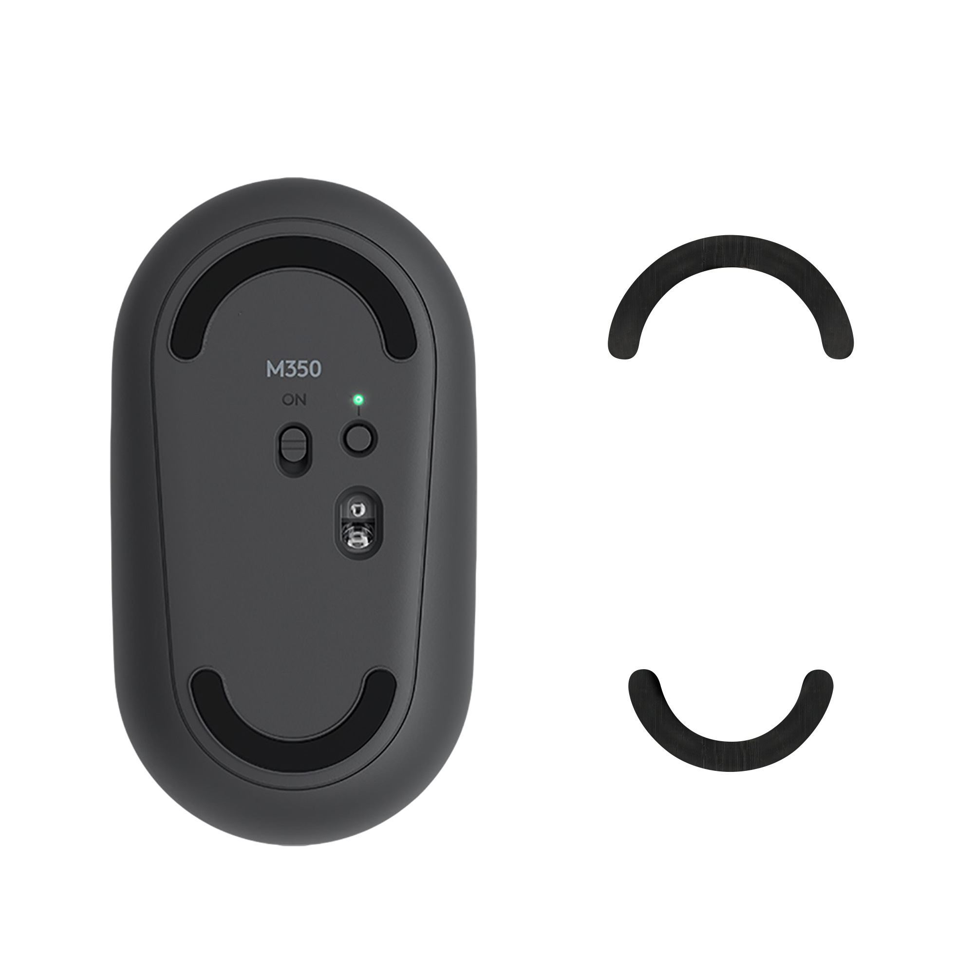 Náhradní kluzné plochy pro myš Logitech Pebble Mouse Computer Mouse Skates Sticker kwmobile...