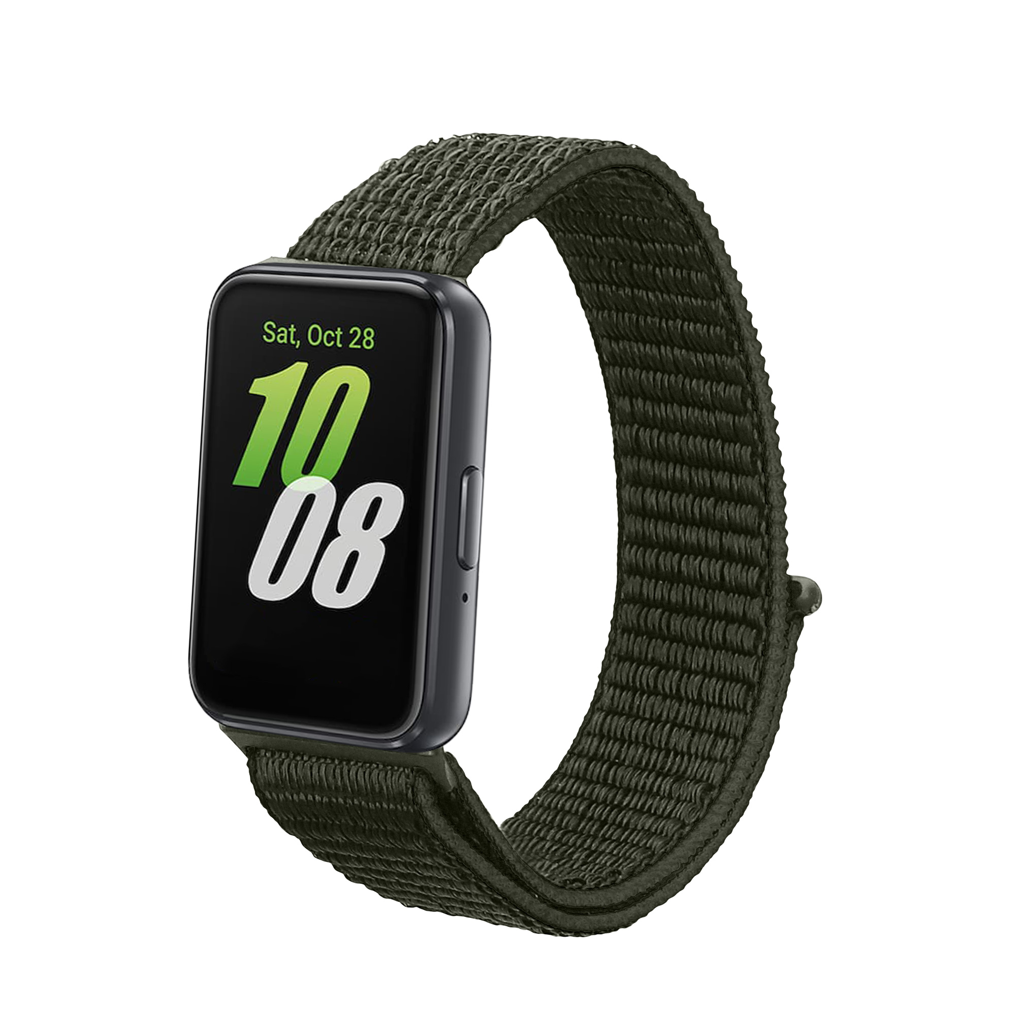 Nylonový pásek pro Samsung Galaxy Fit 3 kwmobile nylonové - tmavě zelená