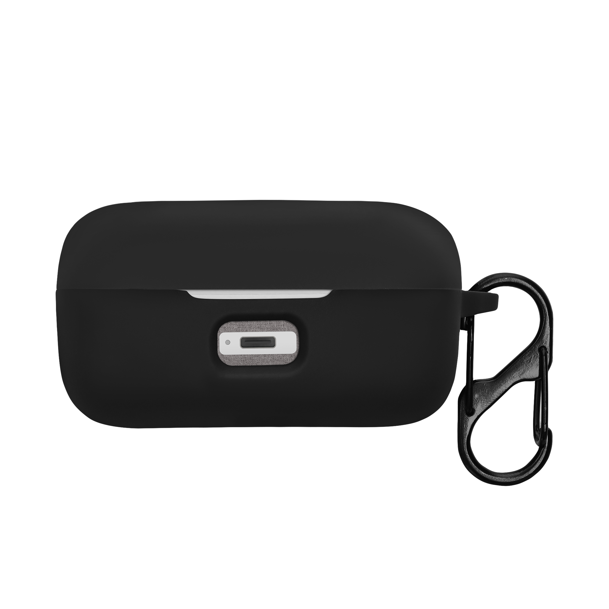 Obal pro Sennheiser MOMENTUM True Wireless 3 / true Wireless 4 kwmobile s karabinou silikonové - černá