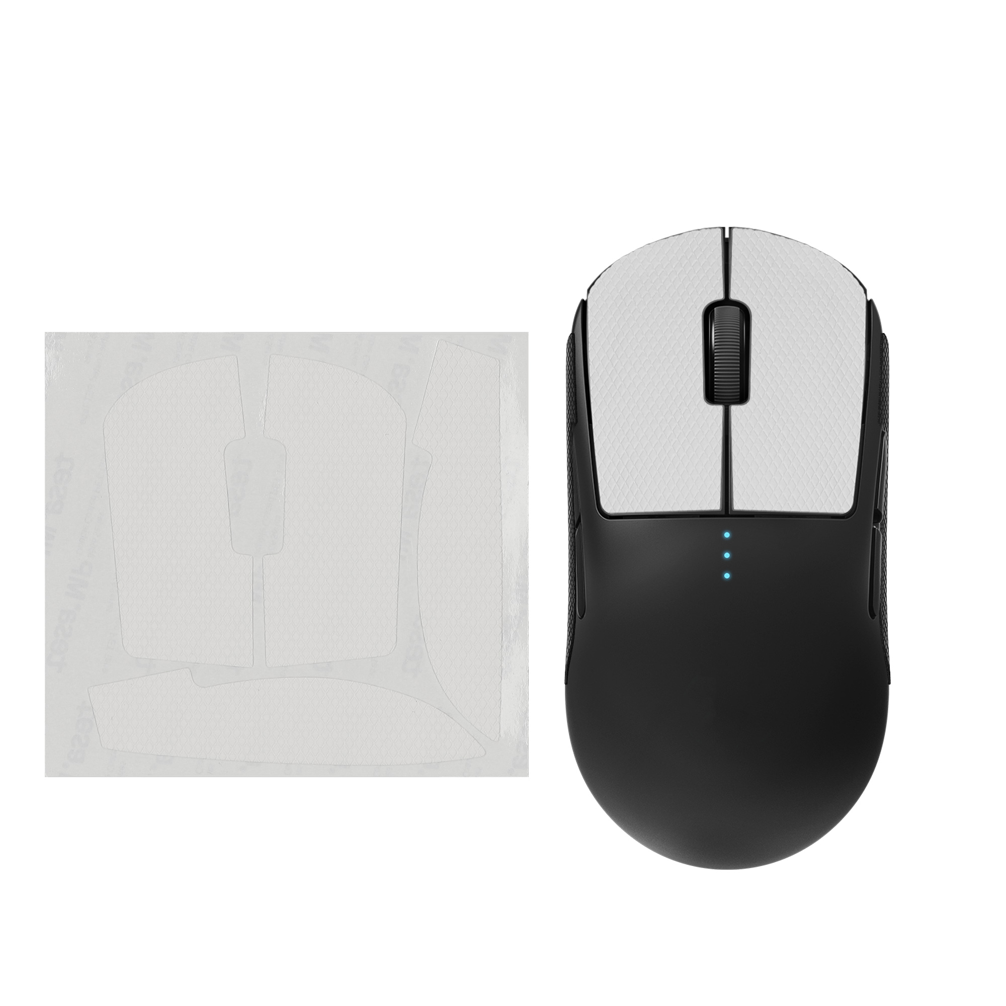 Grip tape ekokůže herní myš Logitech G Pro Wireless 1 kwmobile bílá