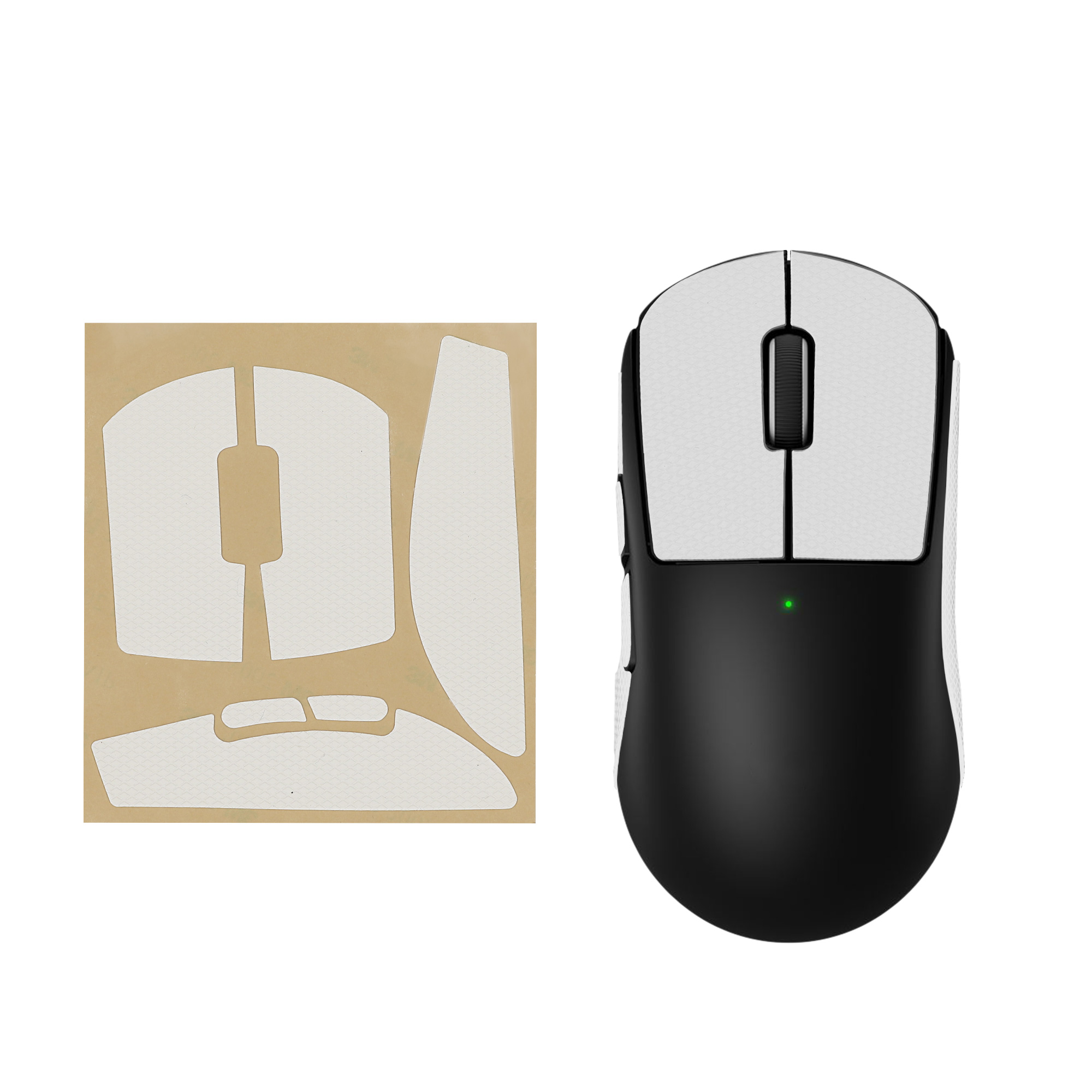 Grip tape ekokůže herní myš Logitech G Pro Wireless 2 / Wireless 3 kwmobile bílá