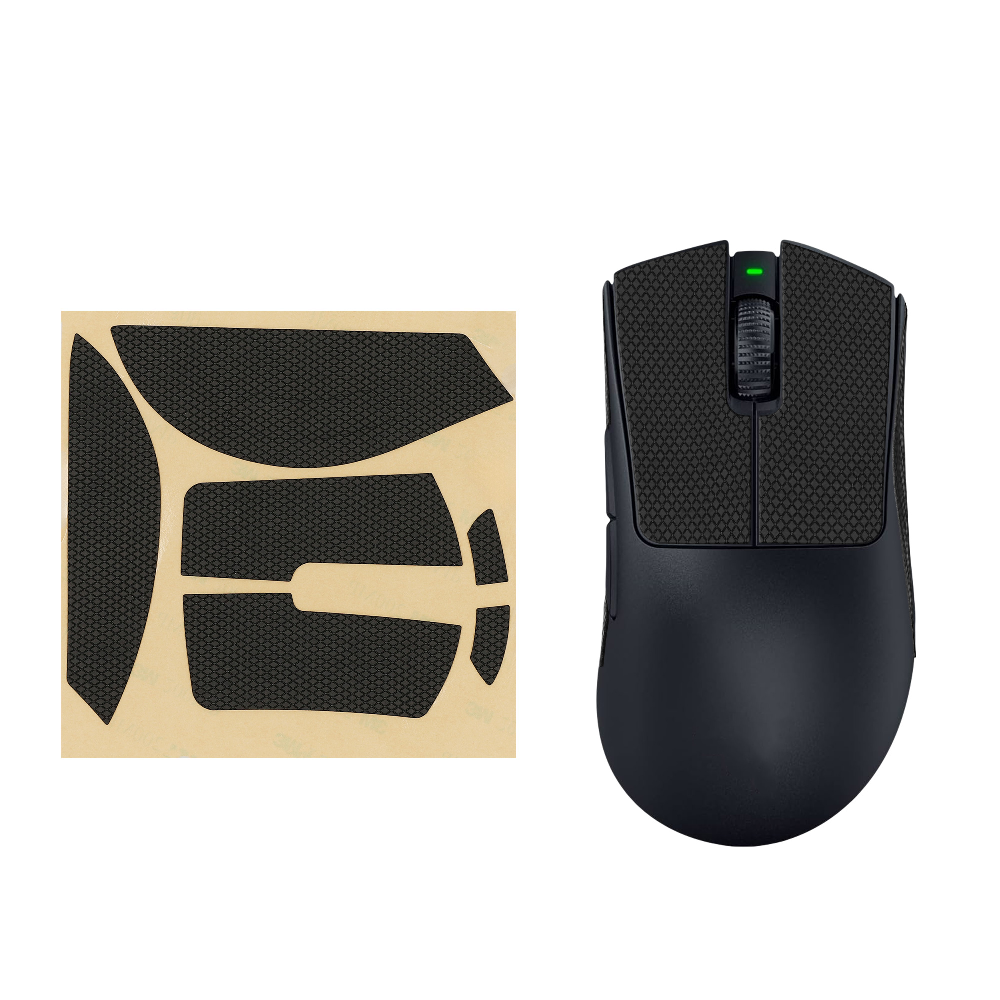 Grip tape na myš Razer DeathAdder V3 Pro kwmobile černý