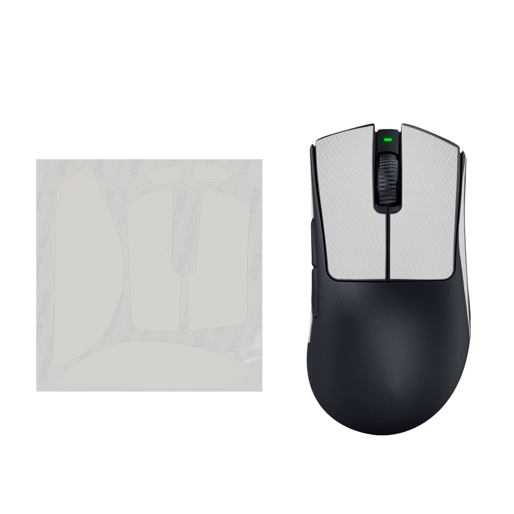 Grip tape na myš Razer DeathAdder V3 Pro kwmobile bílý
