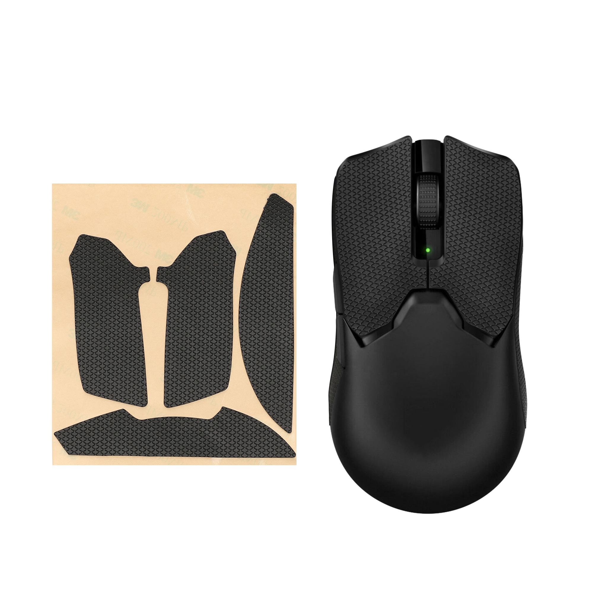 Grip tape na myš kwmobile pro Razer Viper V2 Pro - černá