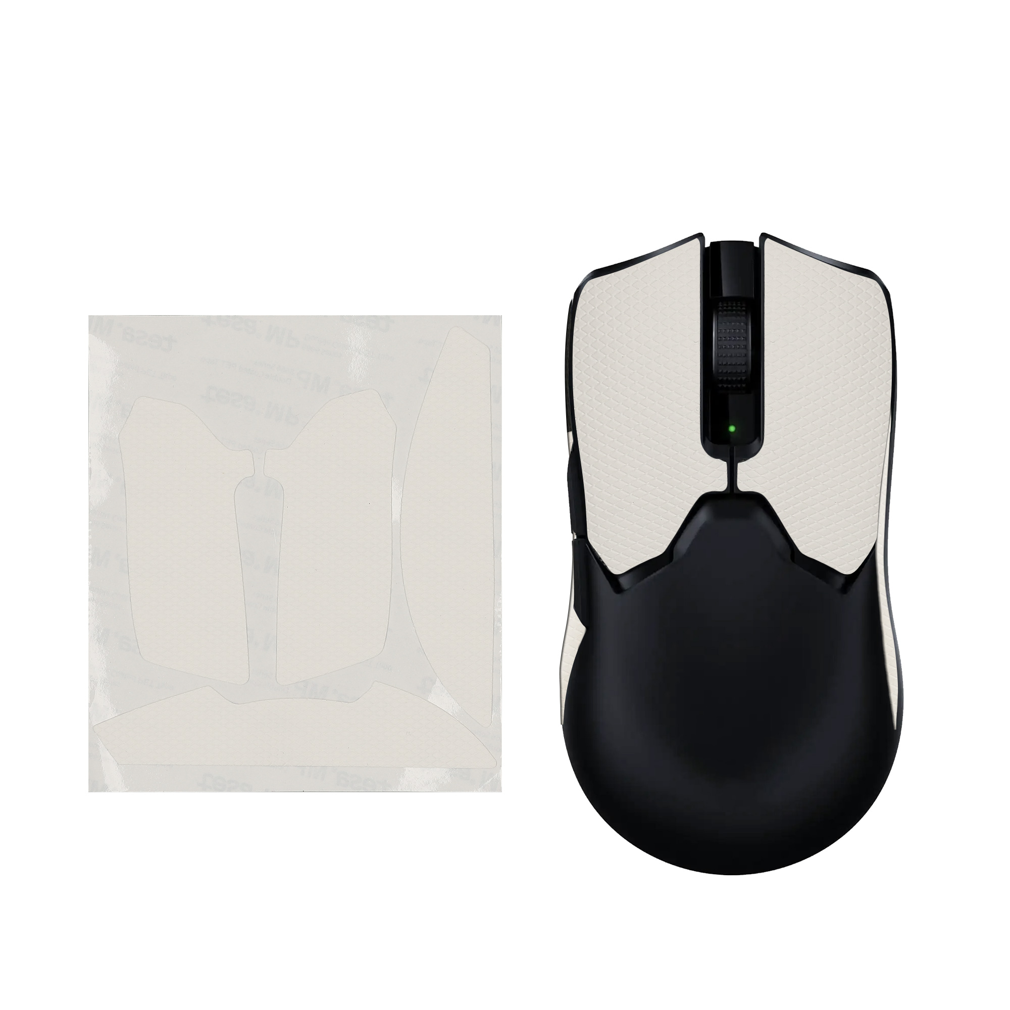Grip tape na myš kwmobile pro Razer Viper V2 Pro - bílá