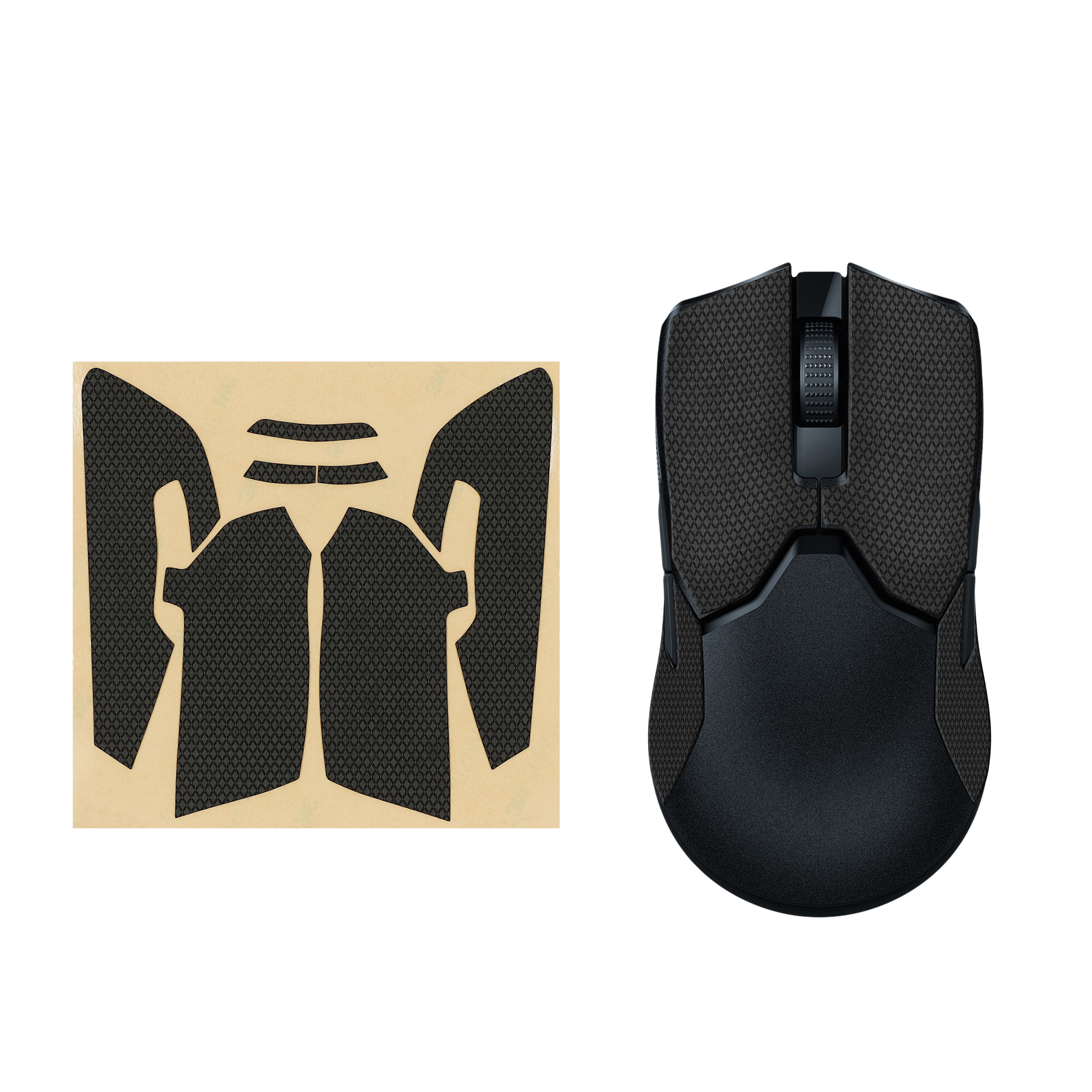 Grip tape na myš kwmobile pro Razer Viper 8k HZ - černá
