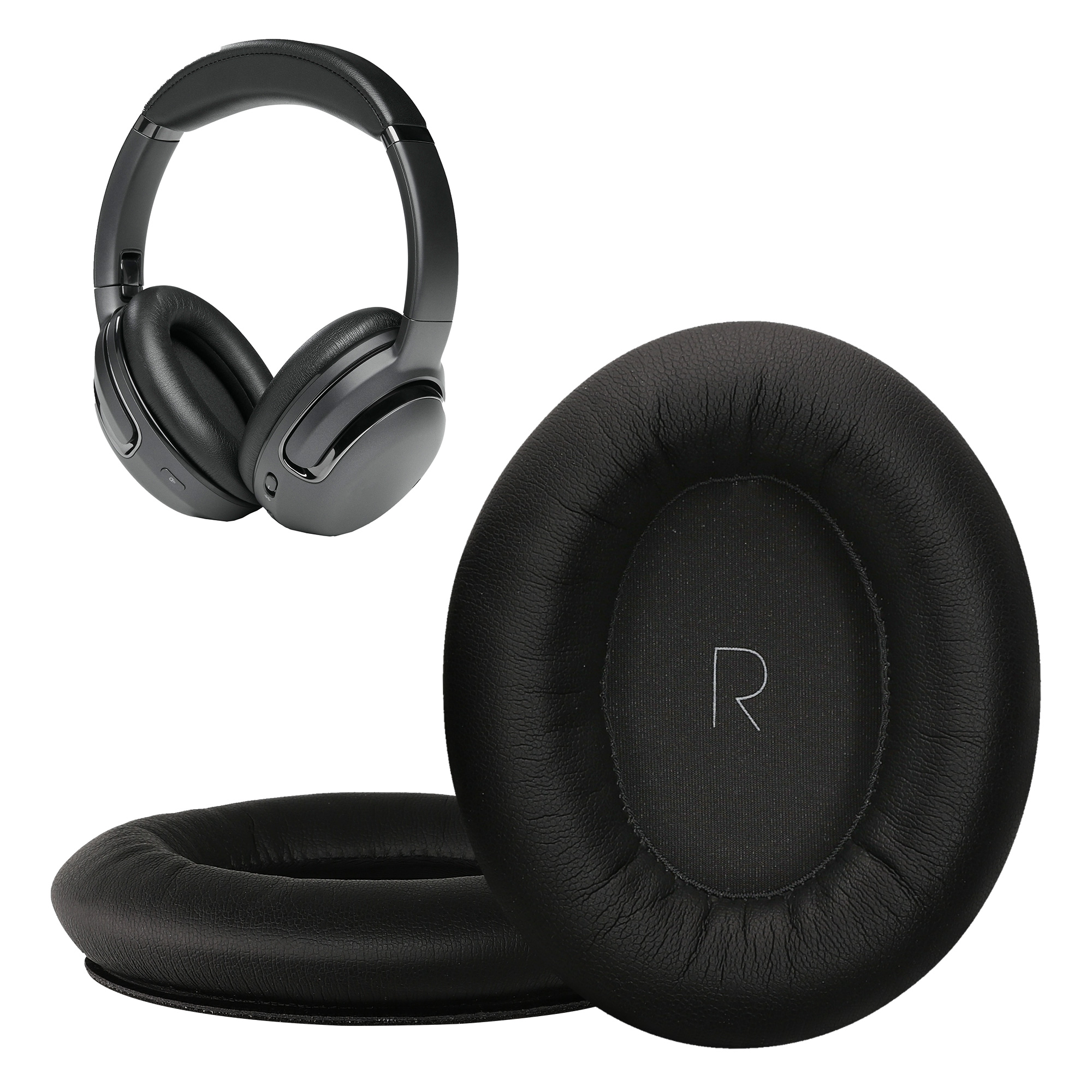 2 ks Náhradní náušníky na sluchátka JBL Tour One Replacement Ear Pads kwmobile - černá