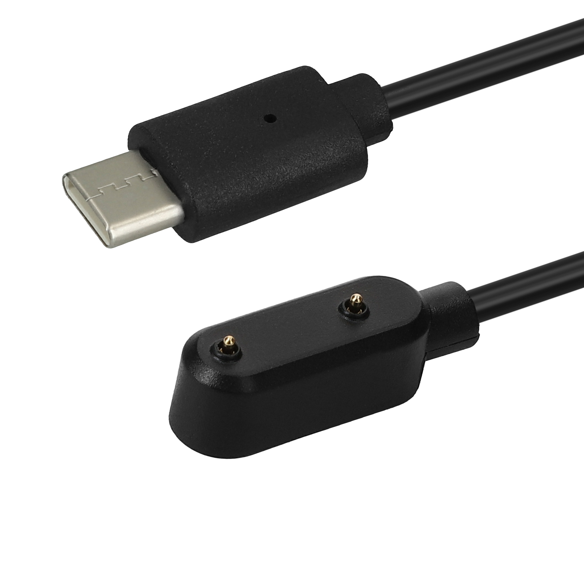 USB-C nabíjecí kabel pro Huawei Band 10 / Band 9 / 8 / 7 / 6 / Watch Fit 2 / Watch Fit 3 / Honor Band 10 / 9 / 8 / 7 / 6 kwmobile - černá