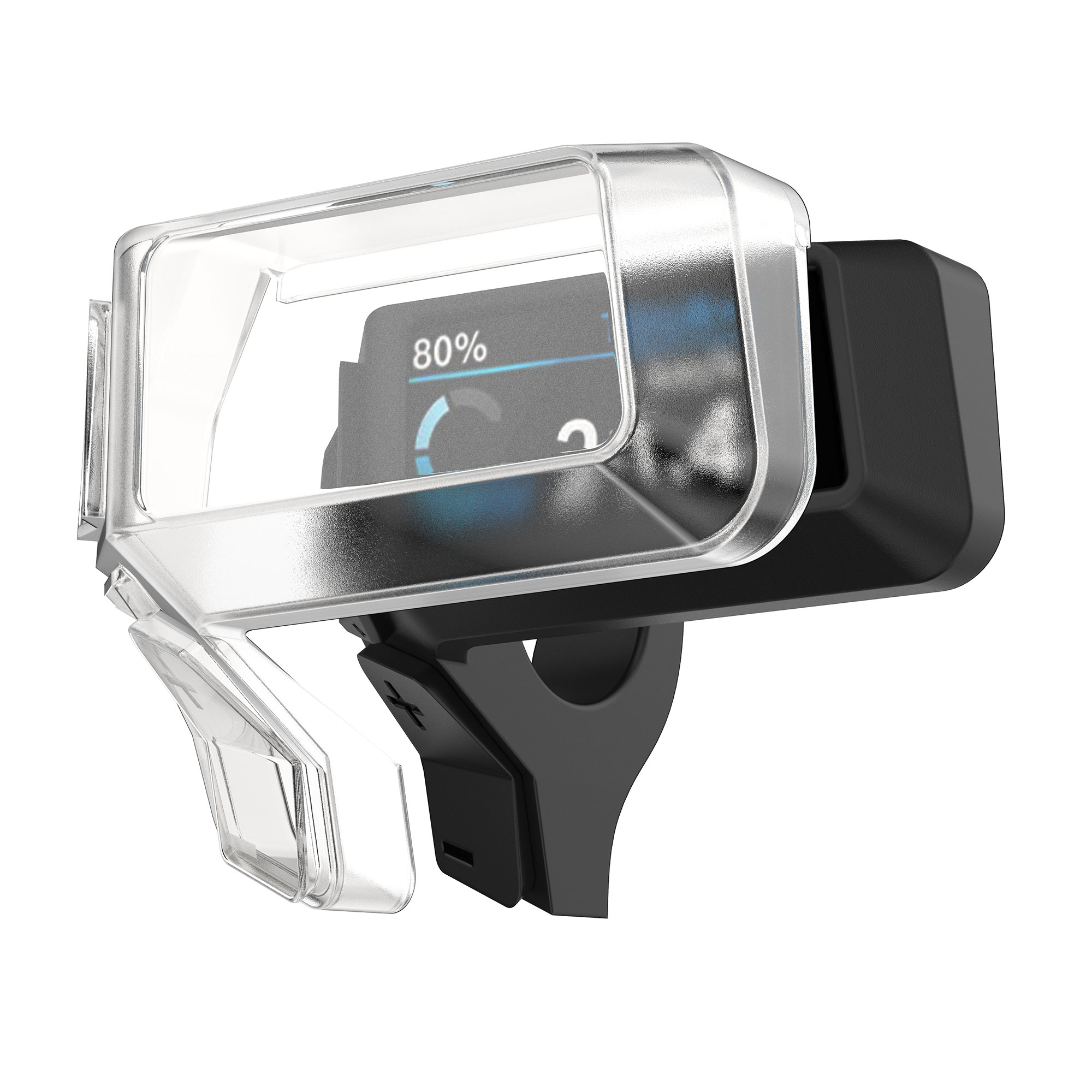 Silikonový kryt GPS cyklopočítač Bosch Purion 200 průhledná kwmobile