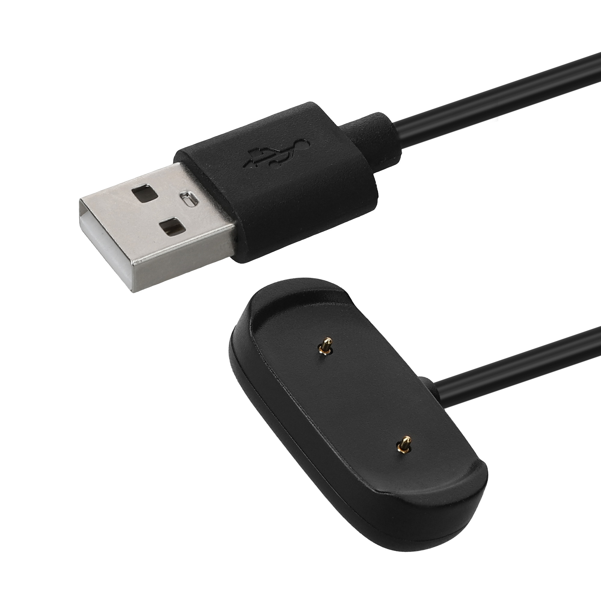 Nabíjecí kabel pro Huawei Amazfit Bip 5 / GTR Mini / Amazfit Active / Active Edge kwmobile - černá