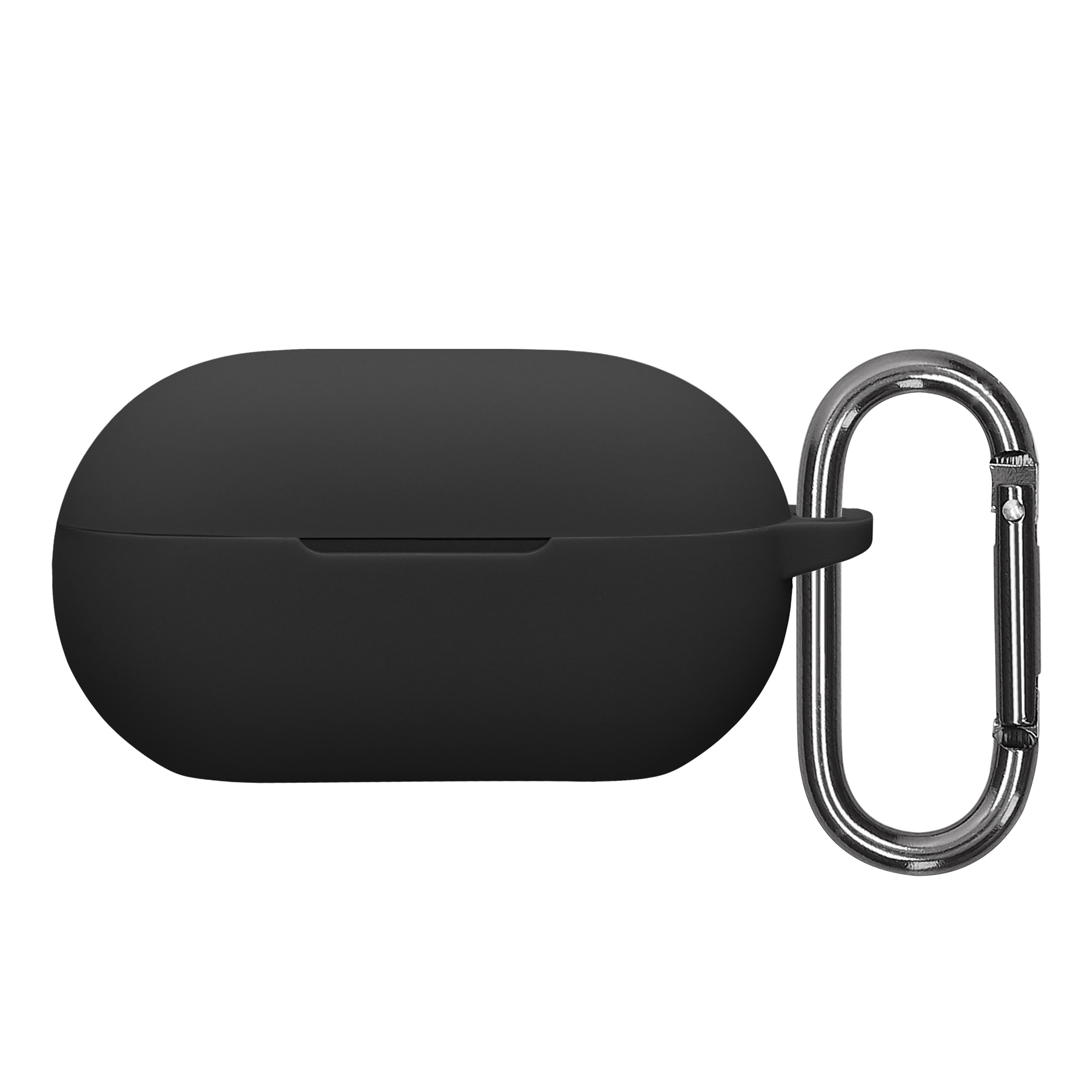 Obal pro Beats Solo Buds kwmobile s karabinou silikonové - černá