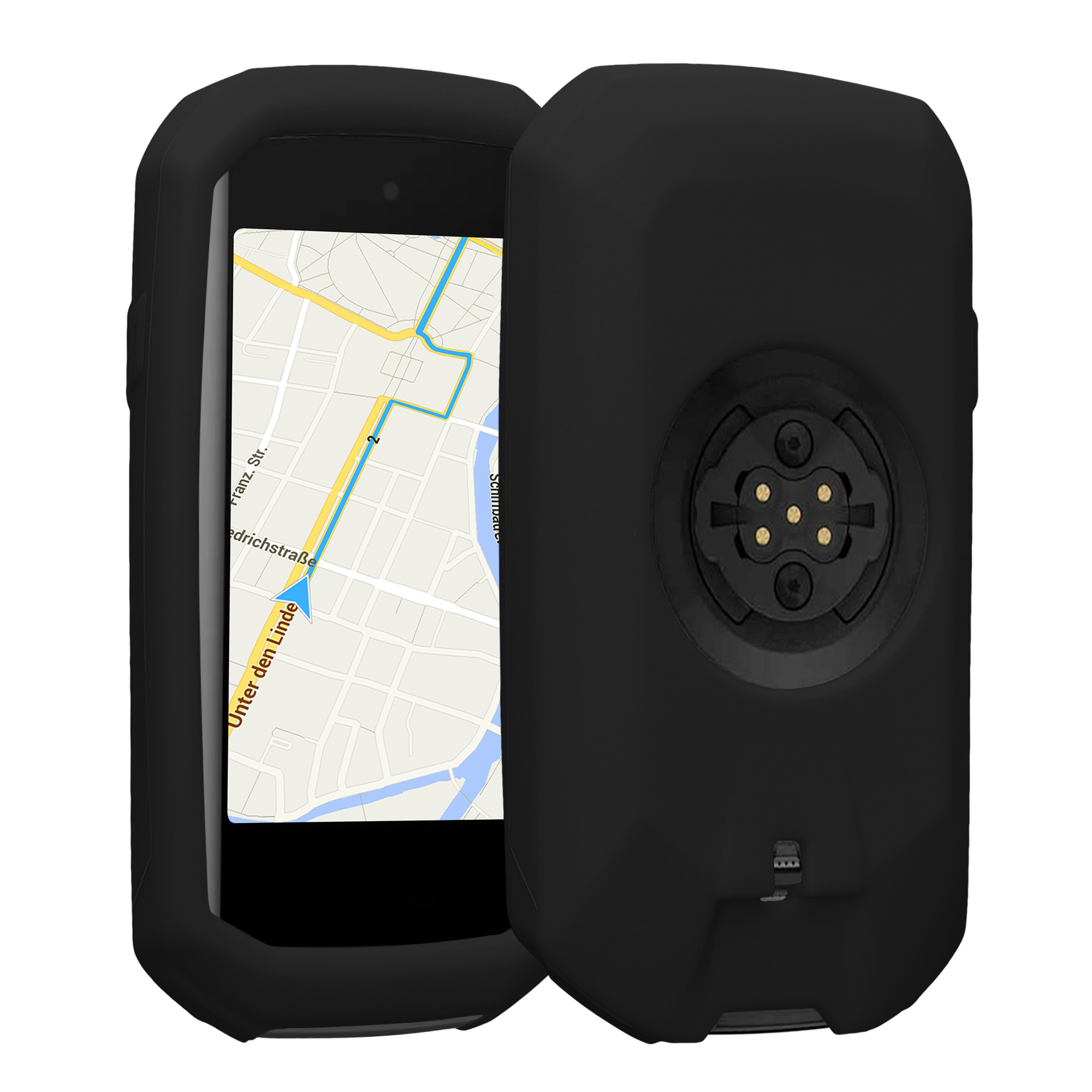 Silikonové pouzdro Garmin Edge 1050 kwmobile černý