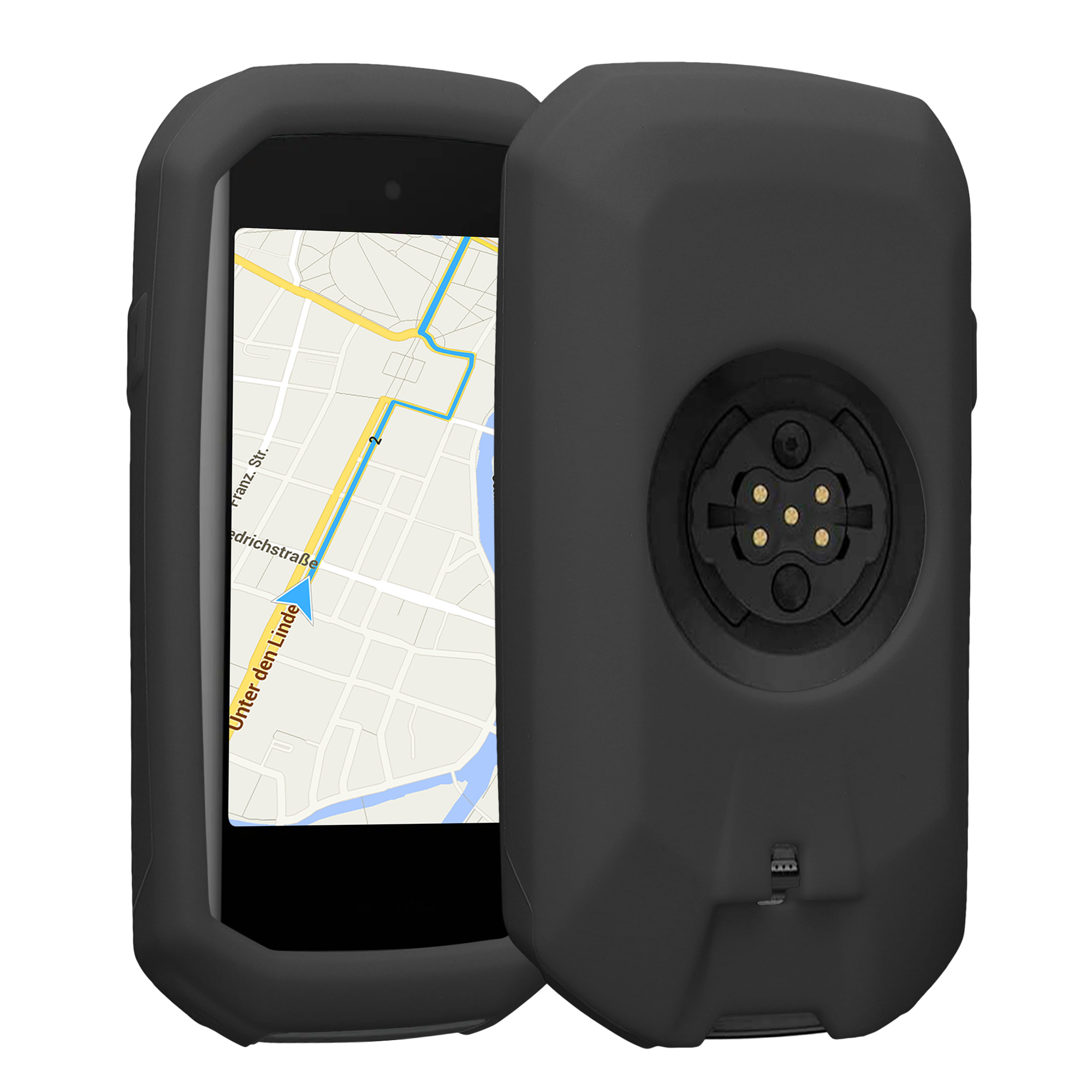 Silikonové pouzdro Garmin Edge 1050 kwmobile černý
