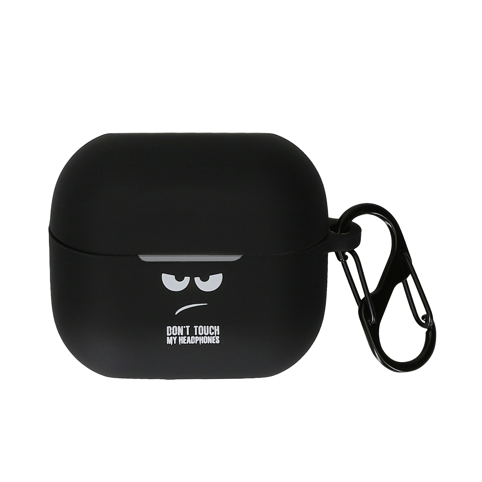 Silikonové pouzdro na sluchátka Samsung Galaxy Buds 3 kwmobile bílo-černý