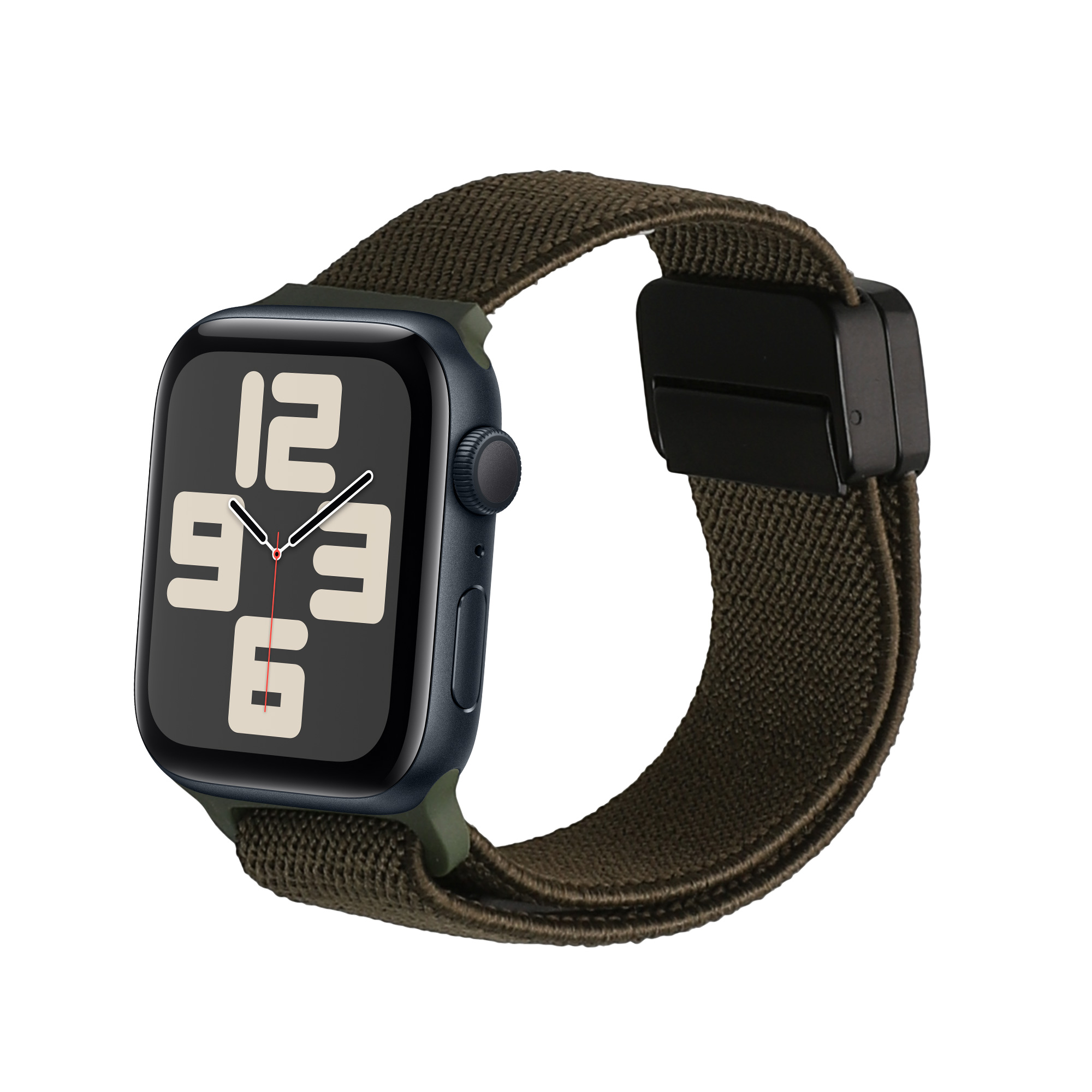 Řemínek na hodinky kwmobile nylonový pro Apple Watch SE 44mm Apple Watch 9/8/7/6/5/4/3 44mm, zelená