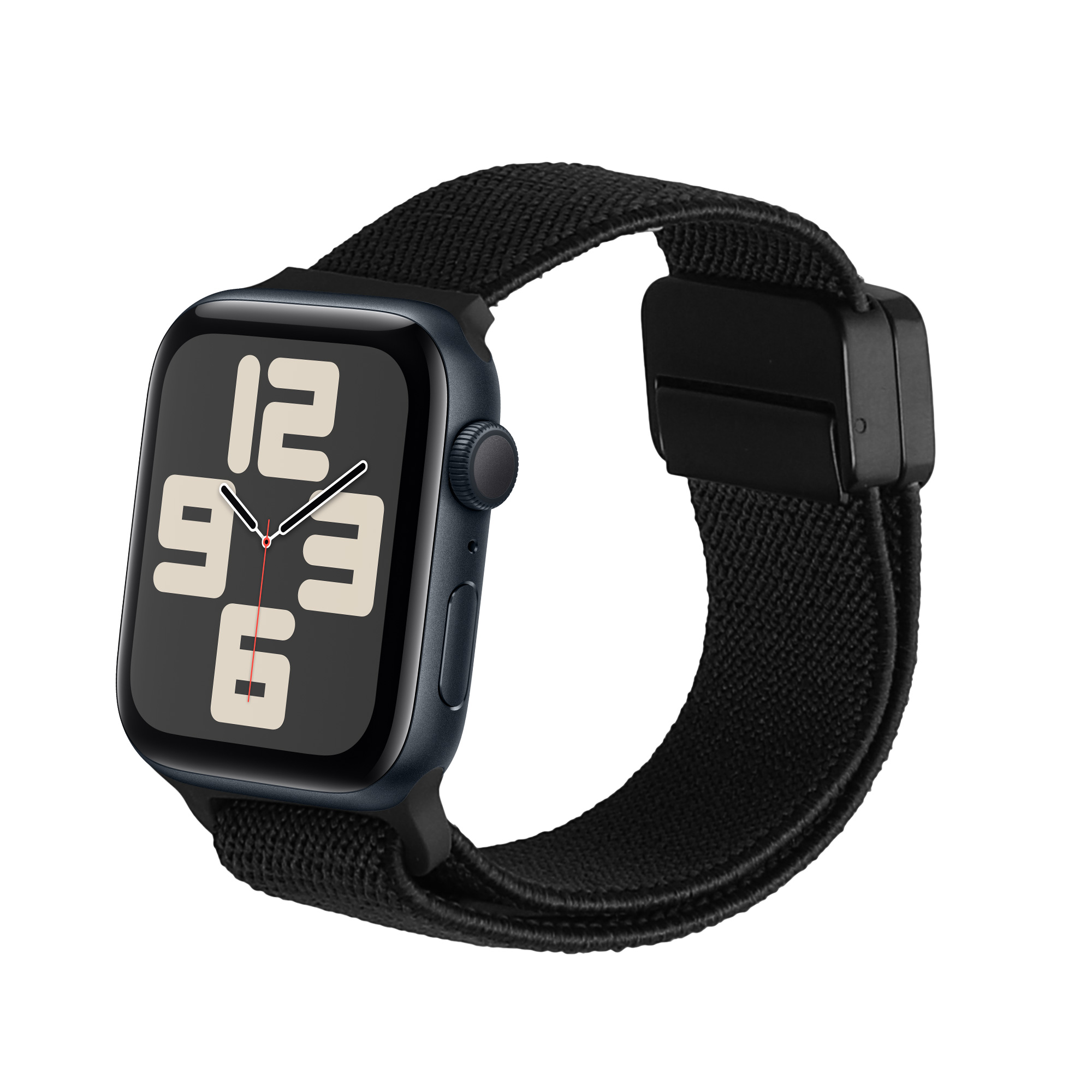 Řemínek na hodinky kwmobile nylonový pro Apple Watch SE 40mm Apple Watch 9/8/7/6/5/4/3 40mm, černá