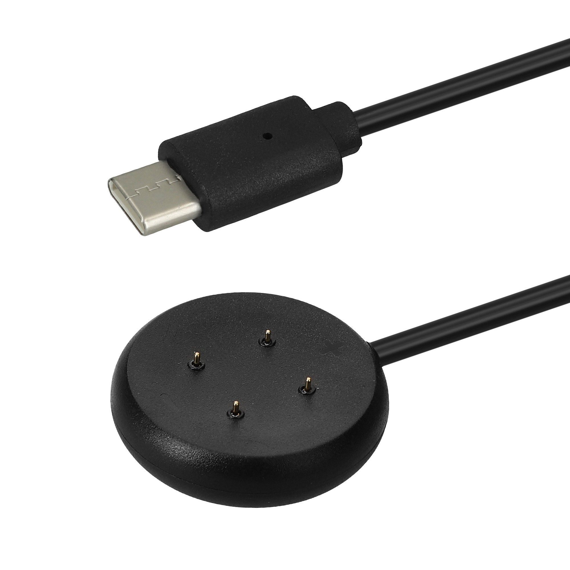 Nabíjecí kabel kwmobile pro Google Pixel Watch 3 / Pixel Watch 2 / Fitbit Versa 4 3 2 / Ace LTE - černá