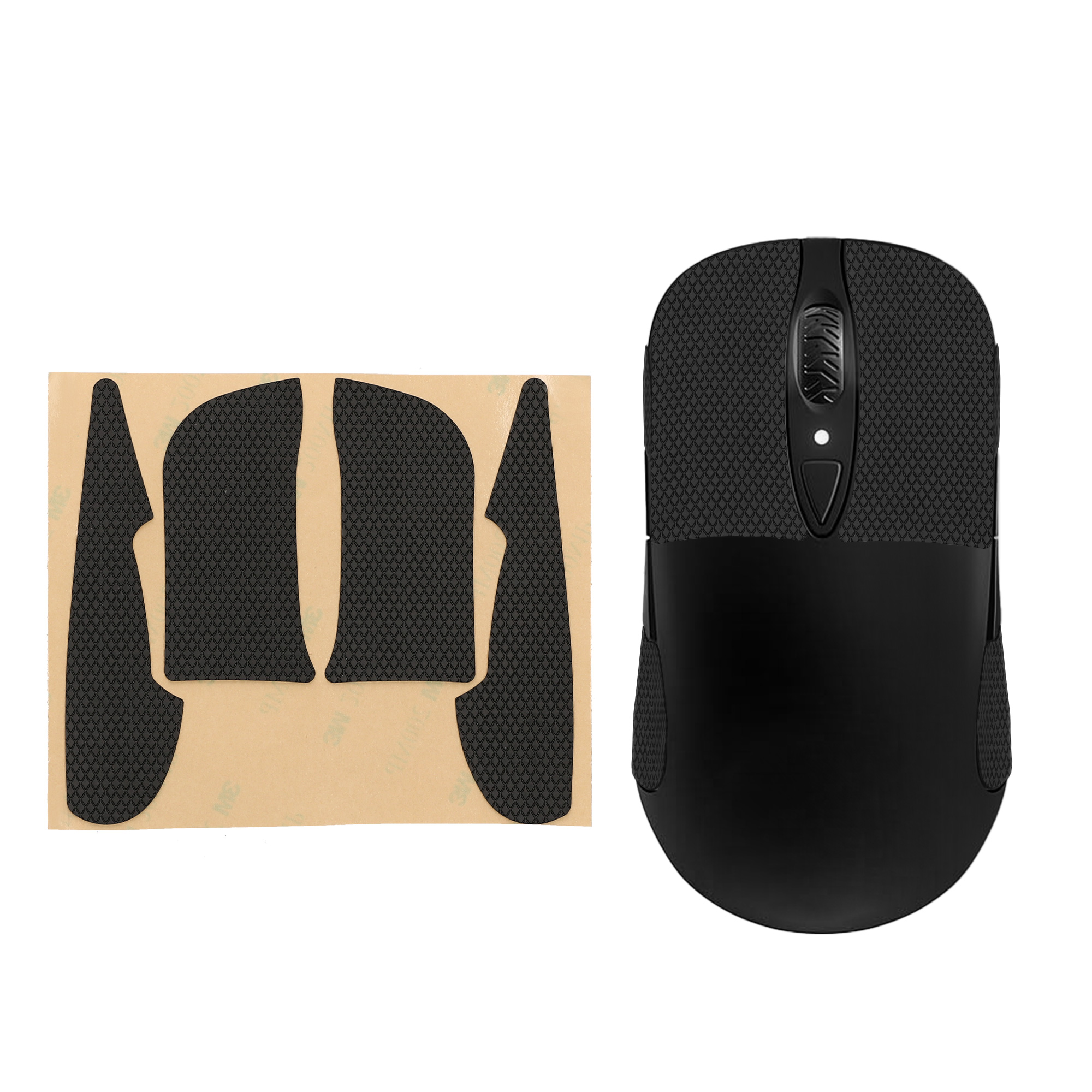 Grip tape pro myš SteelSeries Sensei Ten / raw / xai Grip Tape kwmobile - černá
