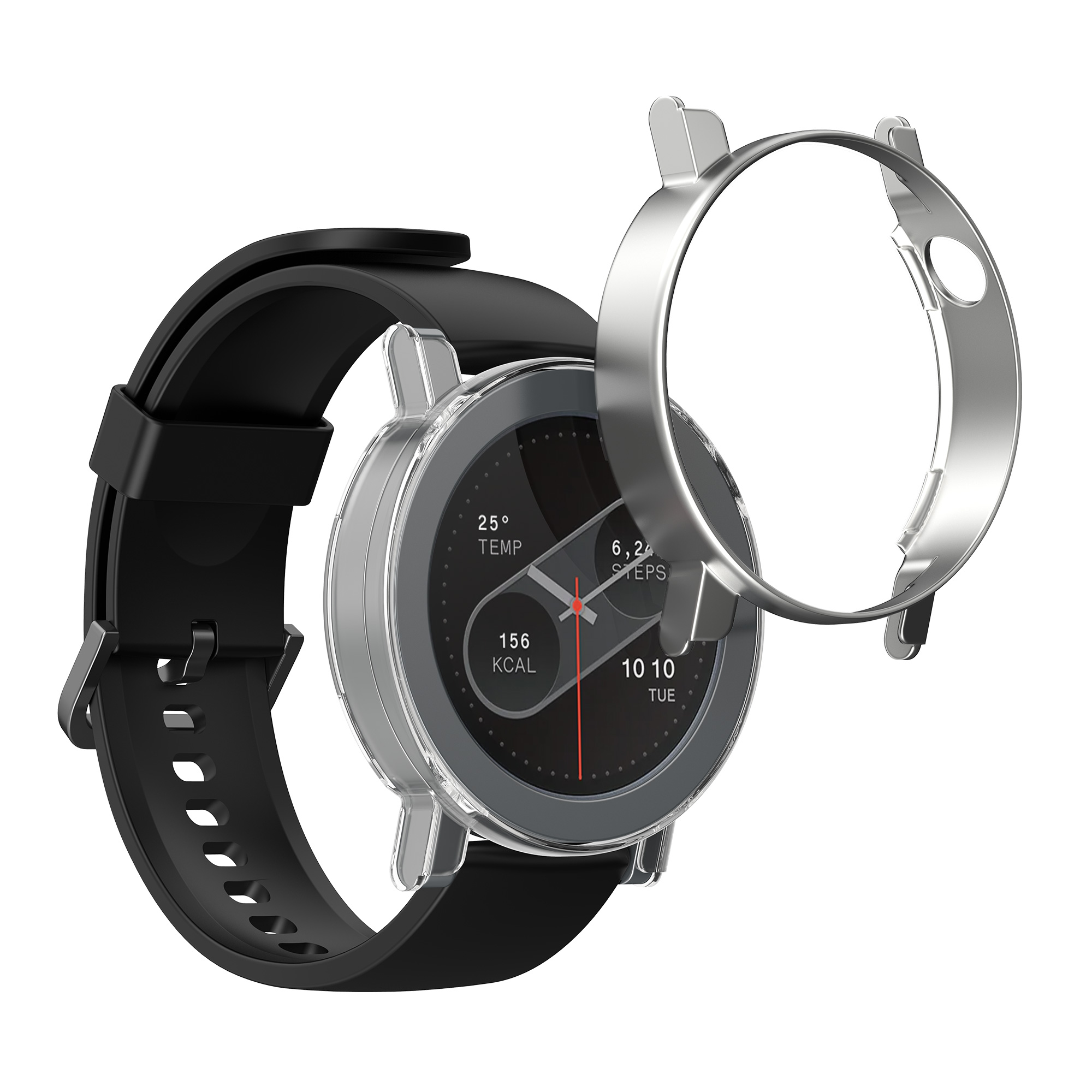 Ochranný kryt displeje CMF Watch Pro 2 2 ks stříbrno-transparentní