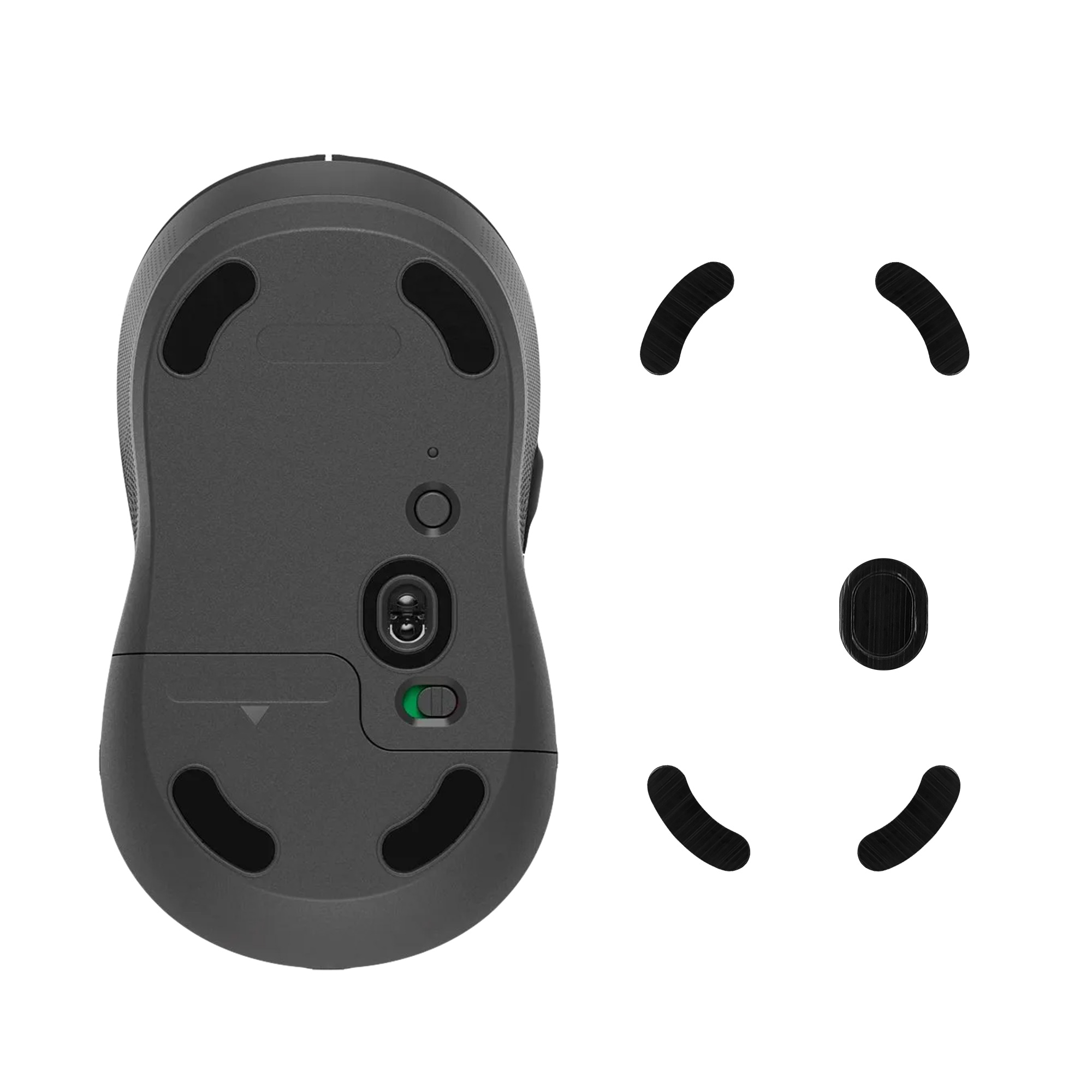 Náhradní nožičky na myš pro Logitech M650 Wireless Computer Mouse Skates Sticker kwmobile - černá