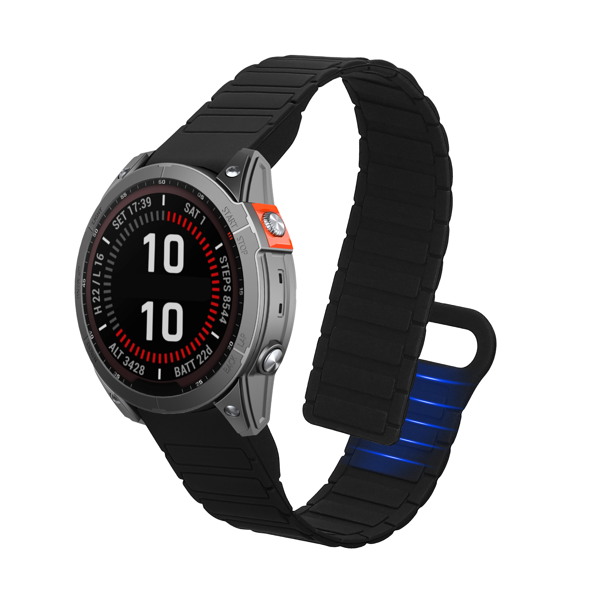 Magnetický řemínek Garmin Fenix kwmobile černé