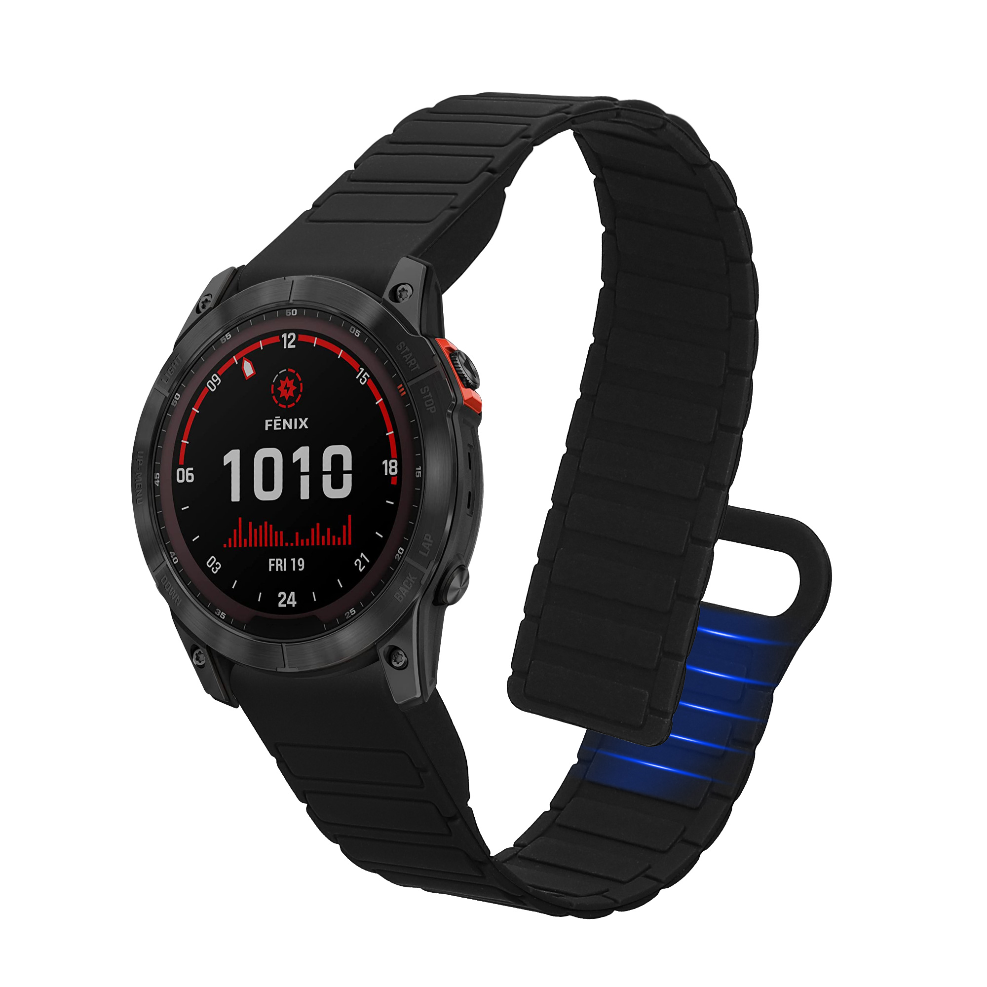 Magnetický řemínek Garmin Fenix kwmobile černé