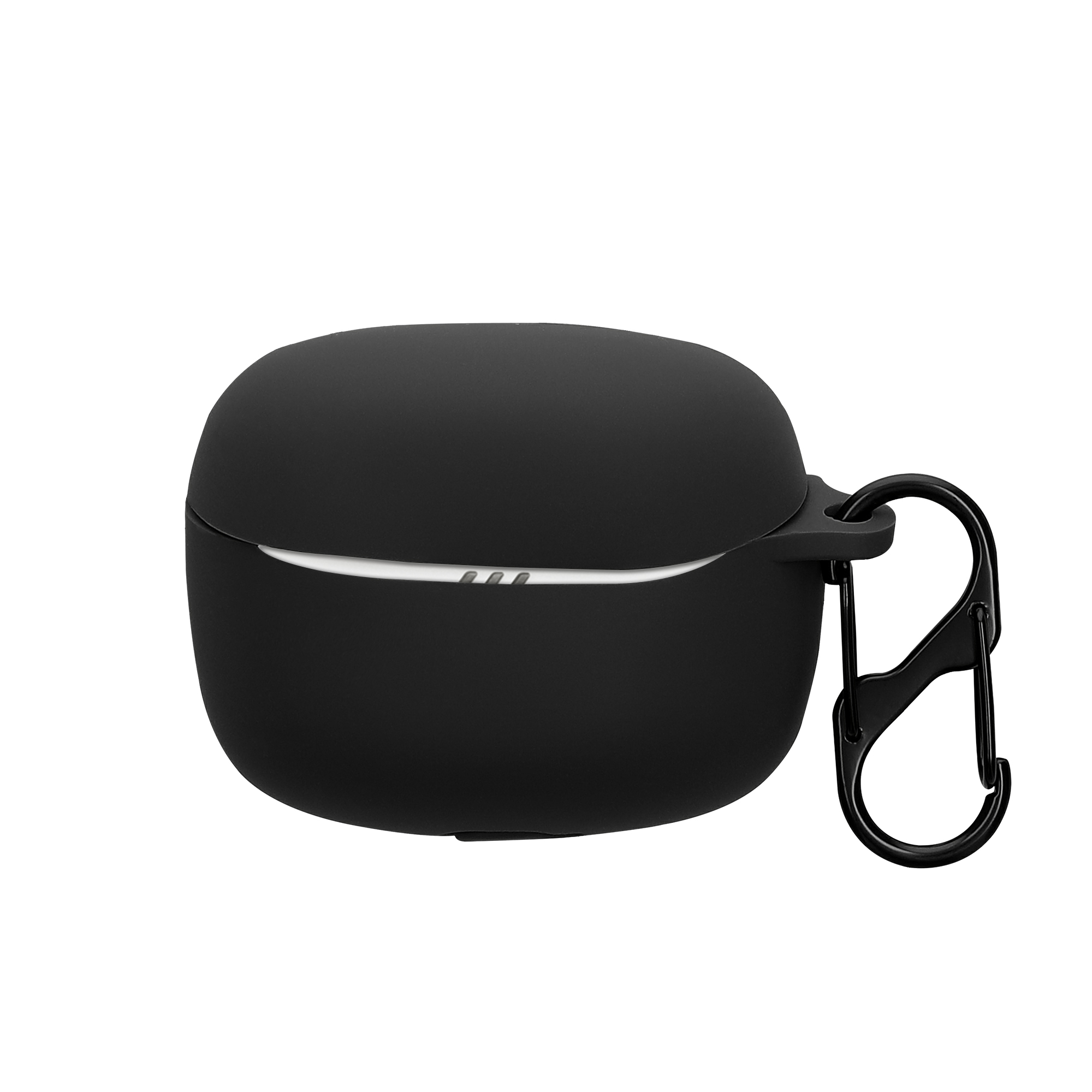 Obal pro JBL Tune Beam 2 kwmobile s karabinou silikonové - černá