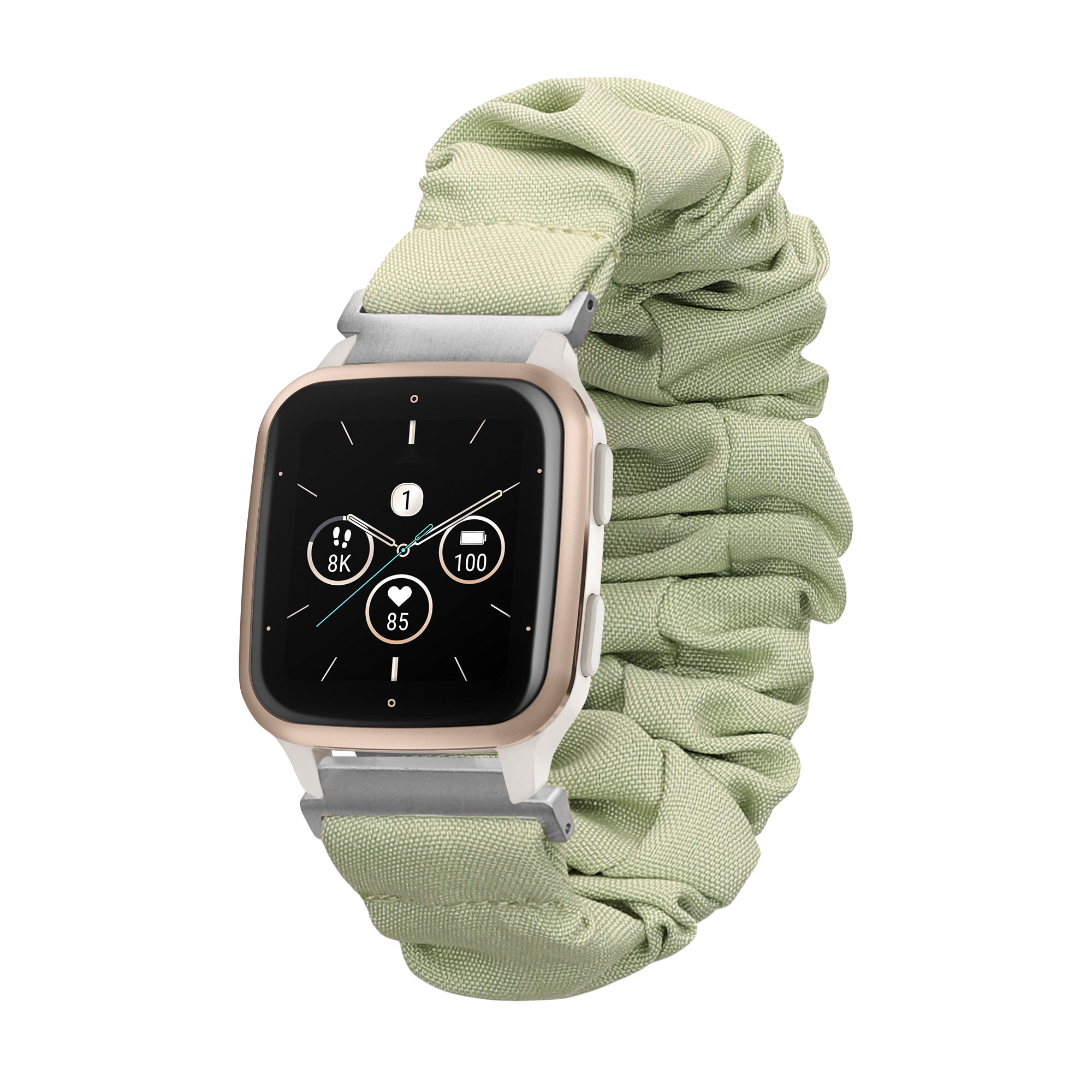 Řemínek kwmobile pro Garmin Venu Sq 2 Music / Sq 2 / Vivoactive 6 / Vivoactive 5 - pastelově zelená