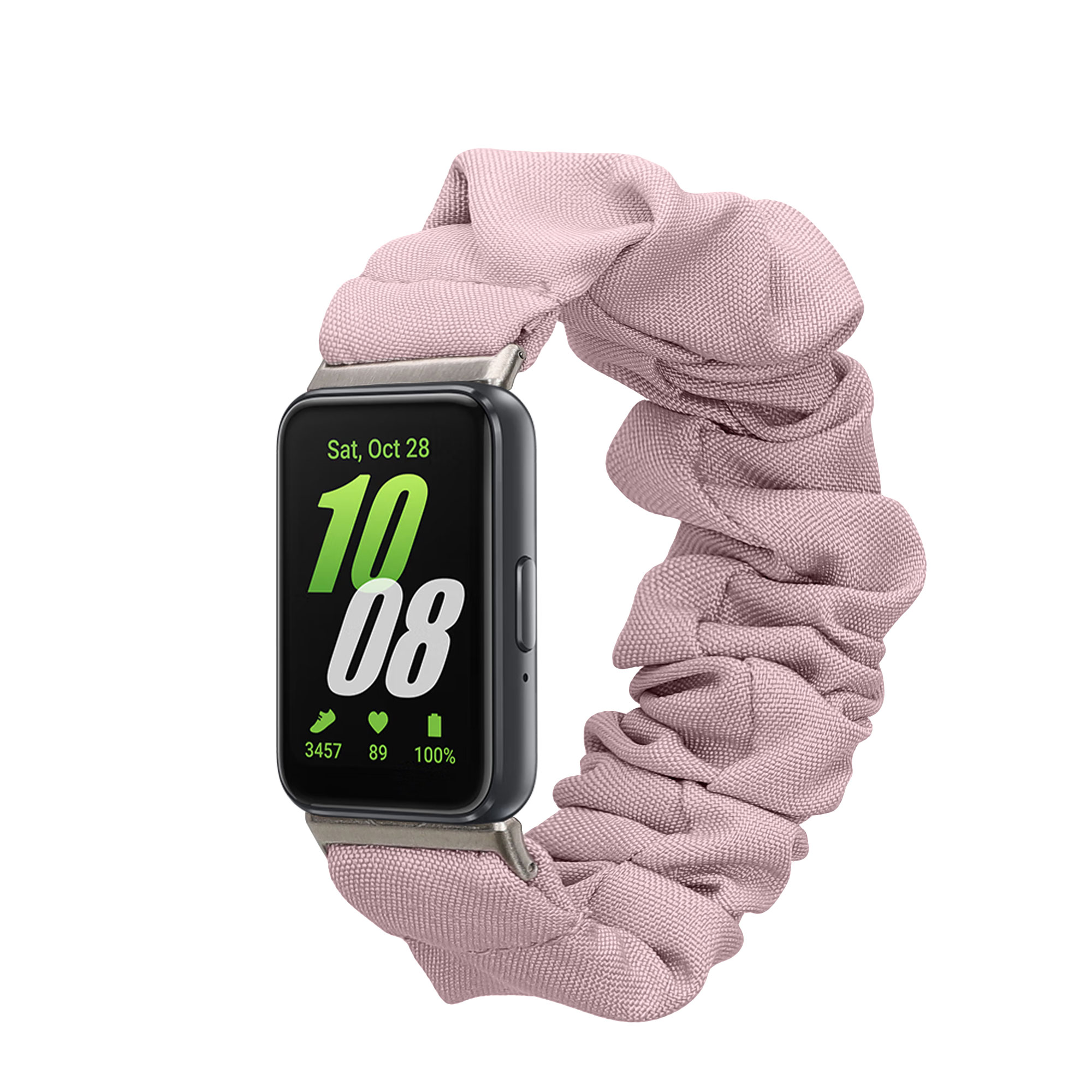 Scrunchie řemínek na chytré hodinky Samsung Galaxy Fit 3 kwmobile levandulový