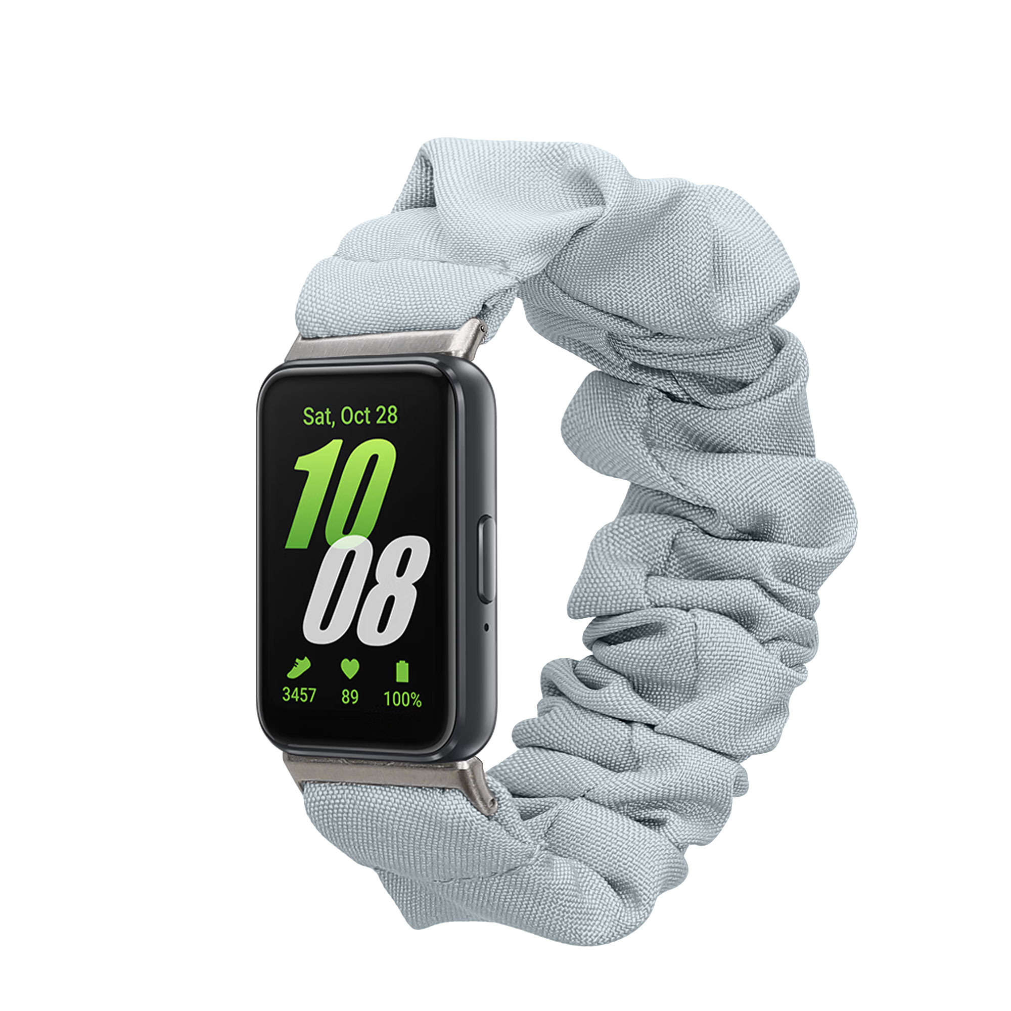 Scrunchie řemínek na chytré hodinky Samsung Galaxy Fit 3 kwmobile světle modrý
