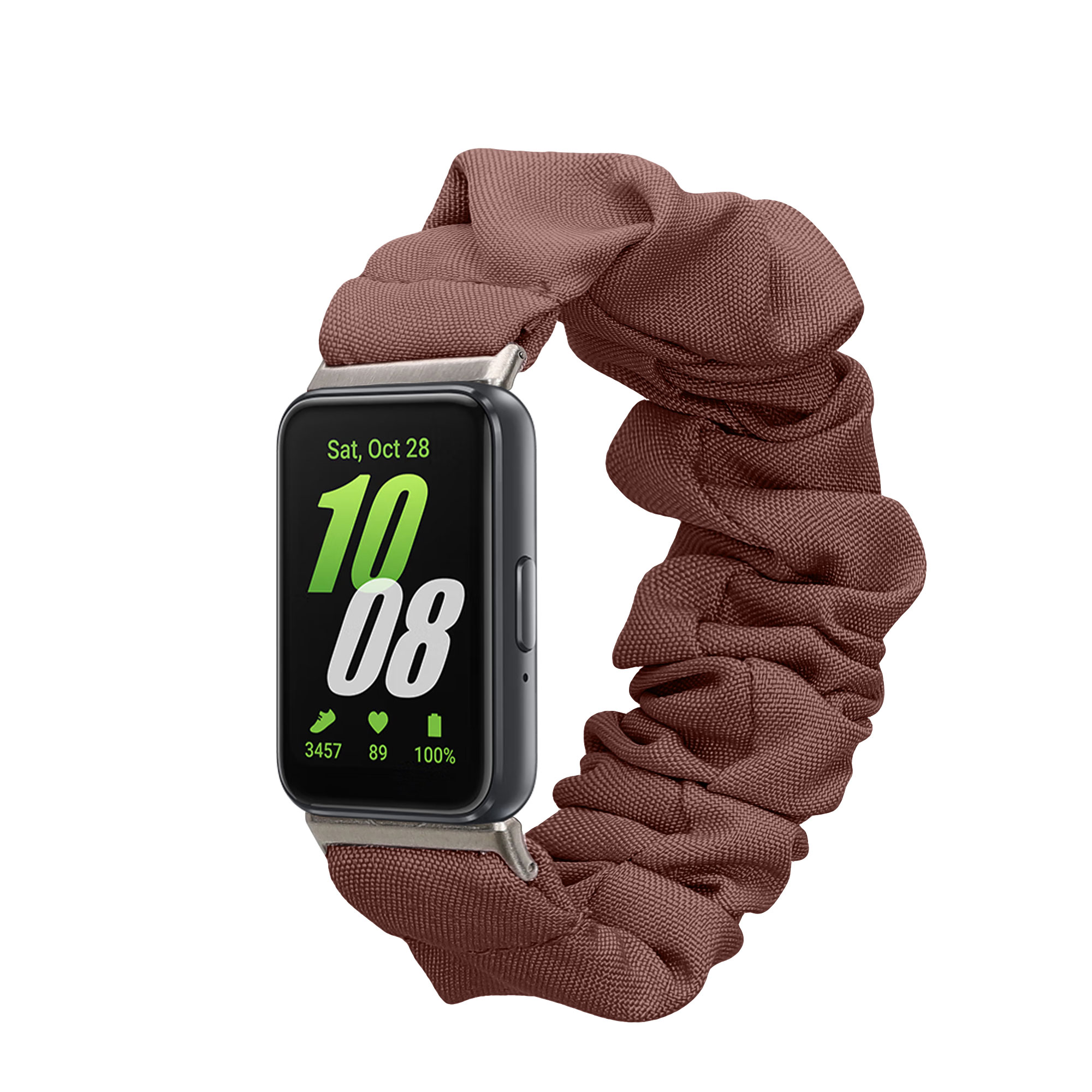 Scrunchie řemínek na chytré hodinky Samsung Galaxy Fit 3 kwmobile hroznově fialový