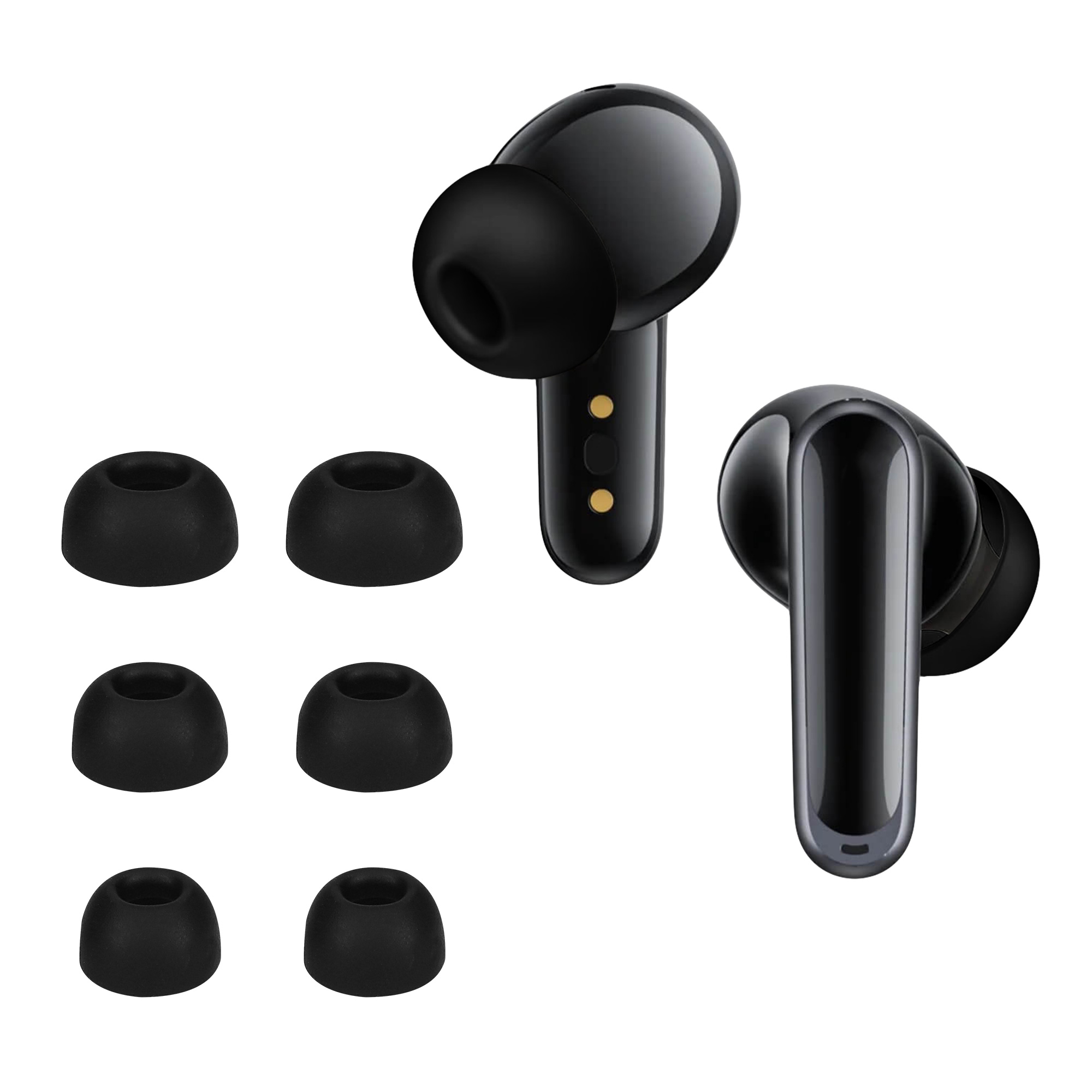 Špunty do sluchátek 6 ks Anker Soundcore P40i / Soundcore P20i kwmobile - černá