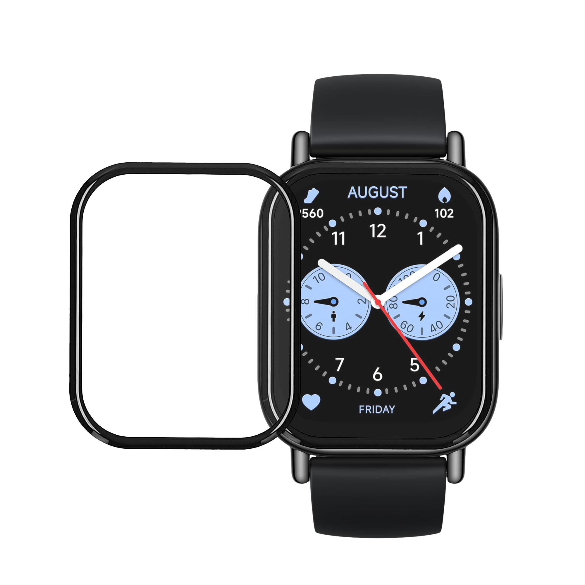 kwmobile ochranná fólie proti otiskům Redmi Watch 5 Lite 2 ks