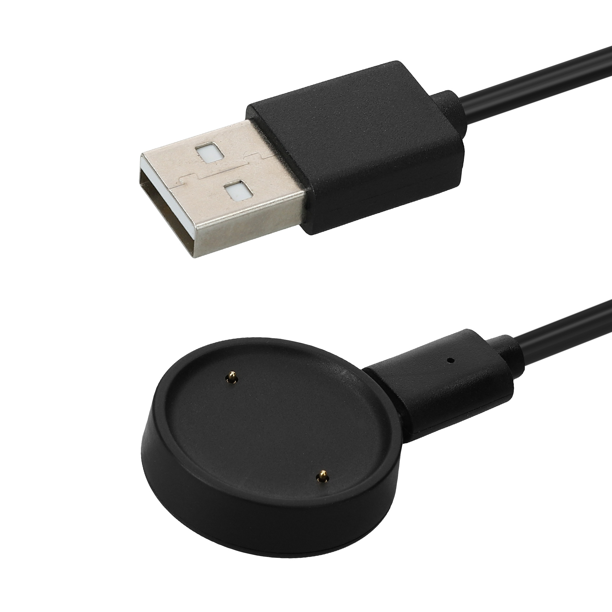Nabíjecí kabel pro Amazfit Bip 6 / Amazfit Active 2 (A2437) / Active 2 Square (A2434) kwmobile - černá