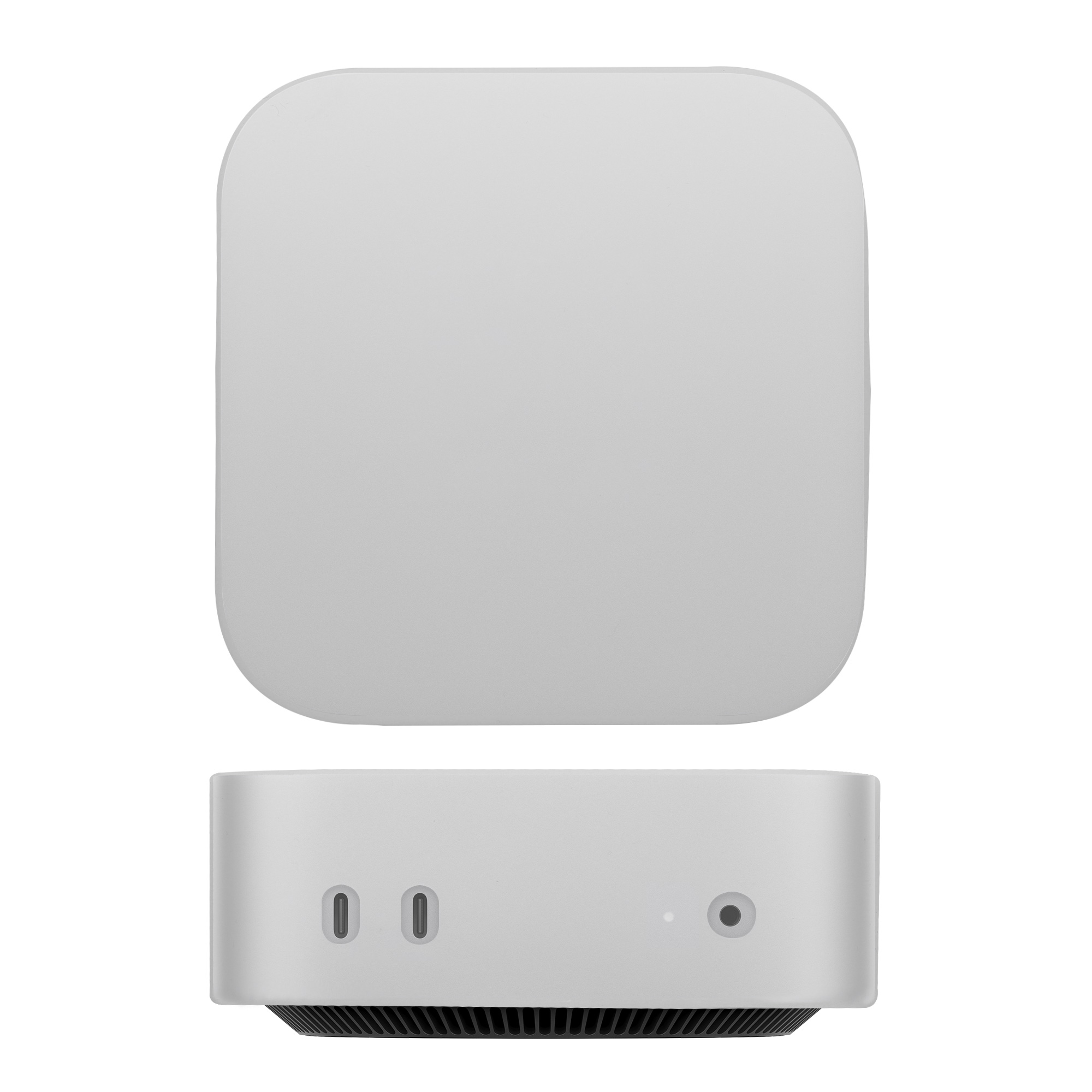 Ochranné silikonové pouzdro pro Apple Mac Mini M4 Pro / Mac Mini M4 kwmobile - transparentní