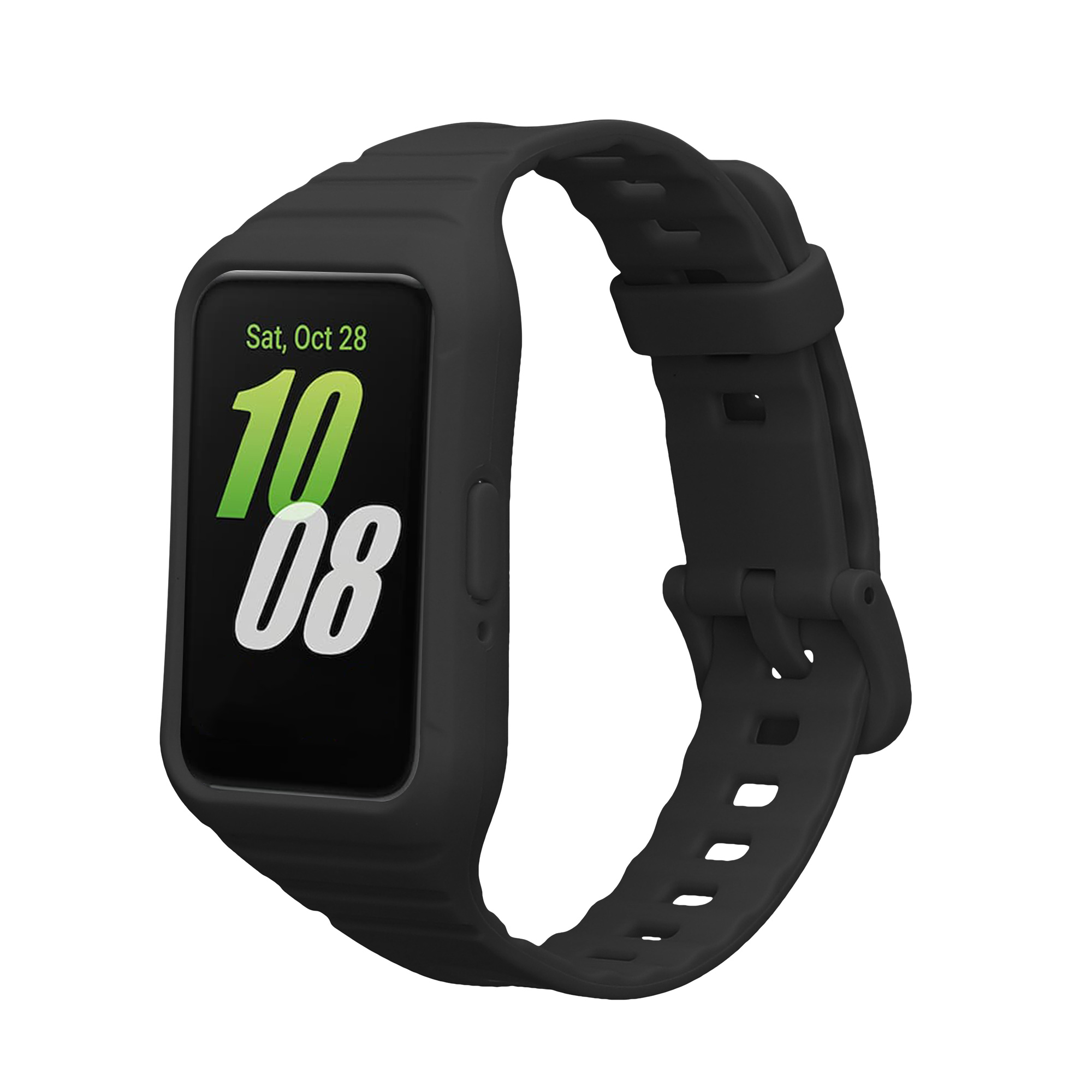 Silikonový řemínek na chytré hodinky Samsung Galaxy Fit 3 kwmobile černý