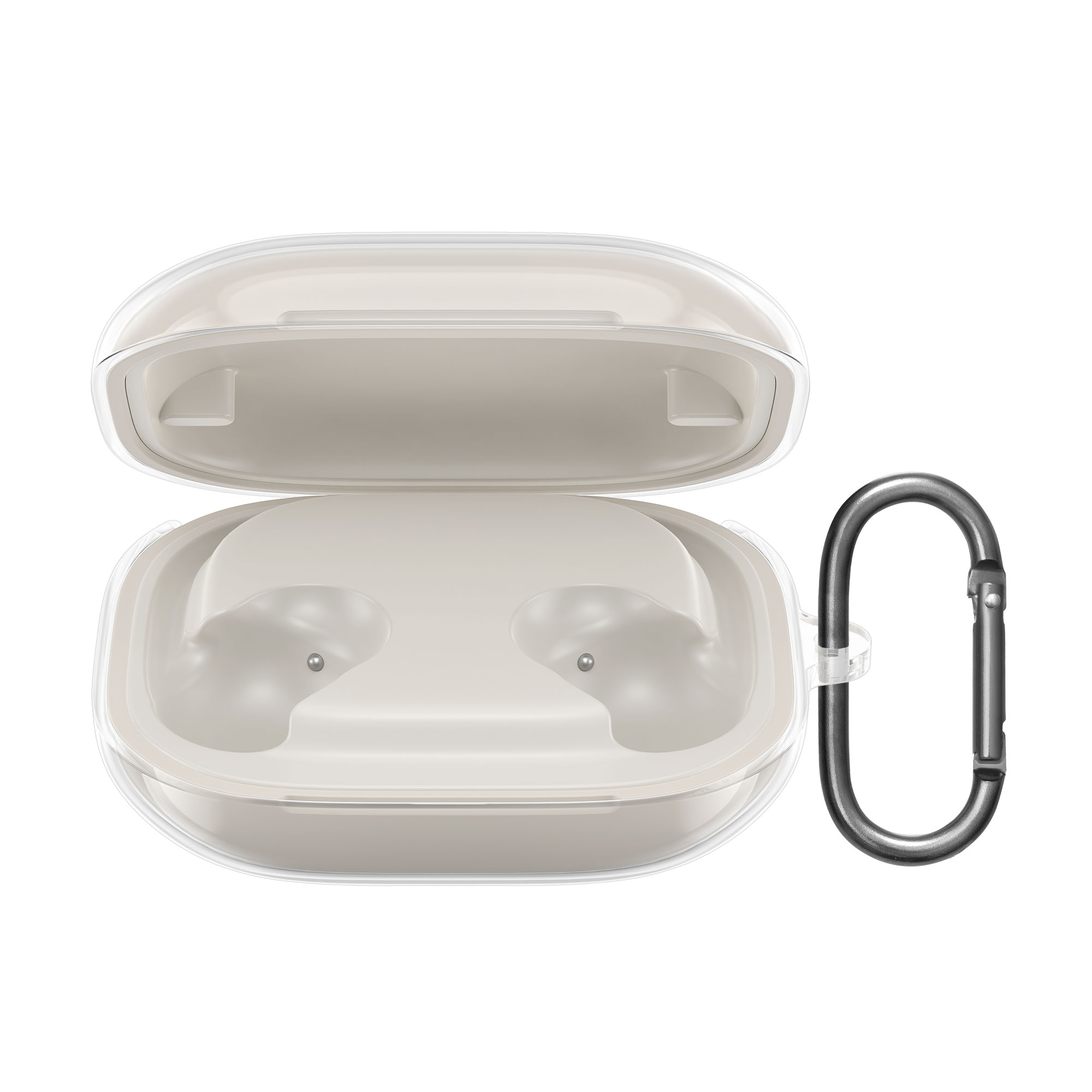 Silikonový obal nabíjecí pouzdro sluchátka Beats Powerbeats Pro 2 průhledná kwmobile